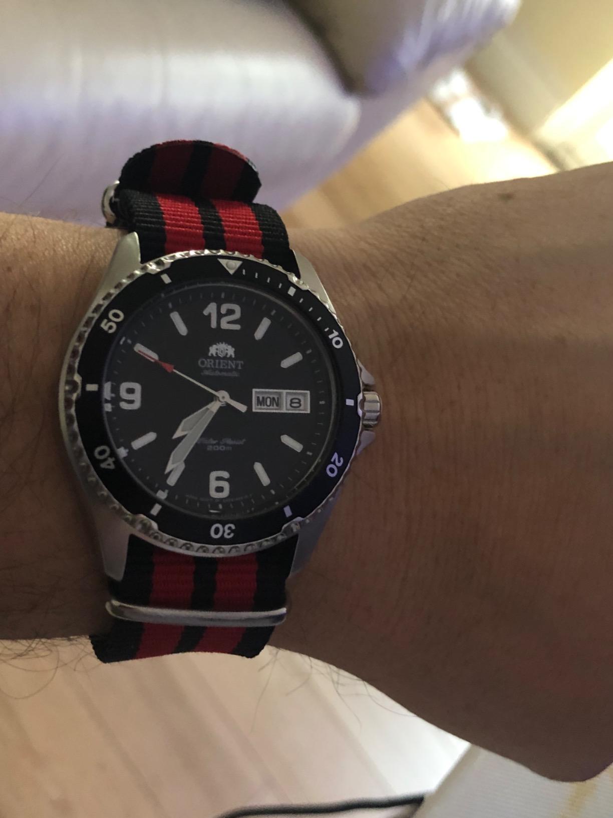 Orient Mako II Automatic/Hand-Winding Movement, 41.5mm Case, 200m Water Resistance, Diver Style, Day & Date customer photo 1
