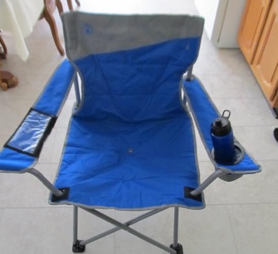 Coleman Big-N-Tall Camping Chair with Cup Holder & Side Pocket, Water-Resistant XL Outdoor Seat Supports up to 600 lbs customer photo 1