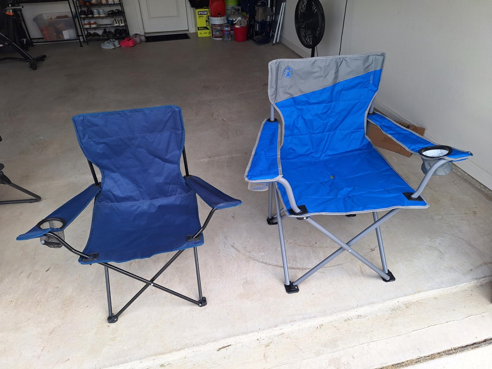 Coleman Big-N-Tall Camping Chair with Cup Holder & Side Pocket, Water-Resistant XL Outdoor Seat Supports up to 600 lbs customer photo 2