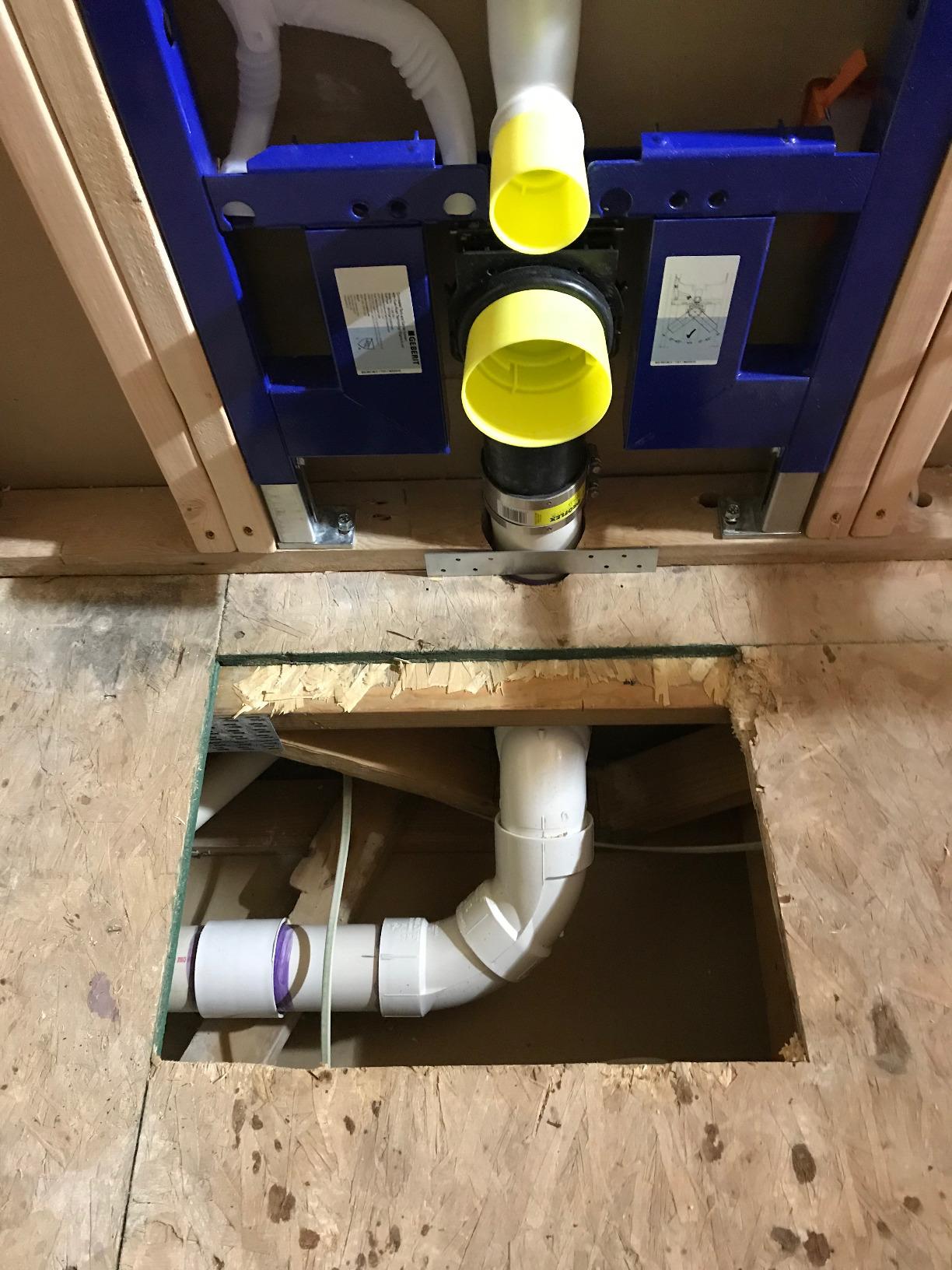 Geberit 111.798.00.1 Concealed Tank and Carrier System for Wall-Hung Toilets customer photo 2
