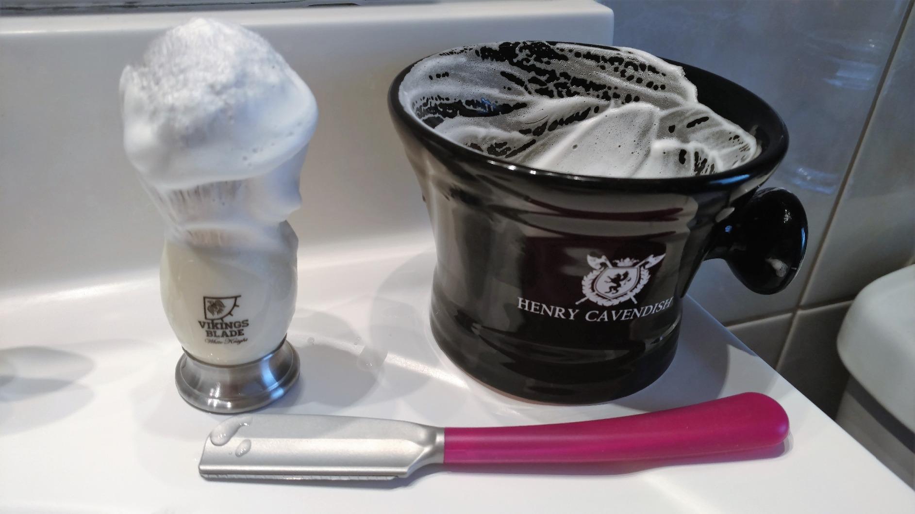 Luxury Shaving Brush for Men by VIKINGS BLADE, Ultra Heavy Acrylic & 316L Steel Handle, Super Strong Knot Backbone, Minimal Shedding, Fast Lather (Dark Stallion) customer photo 1