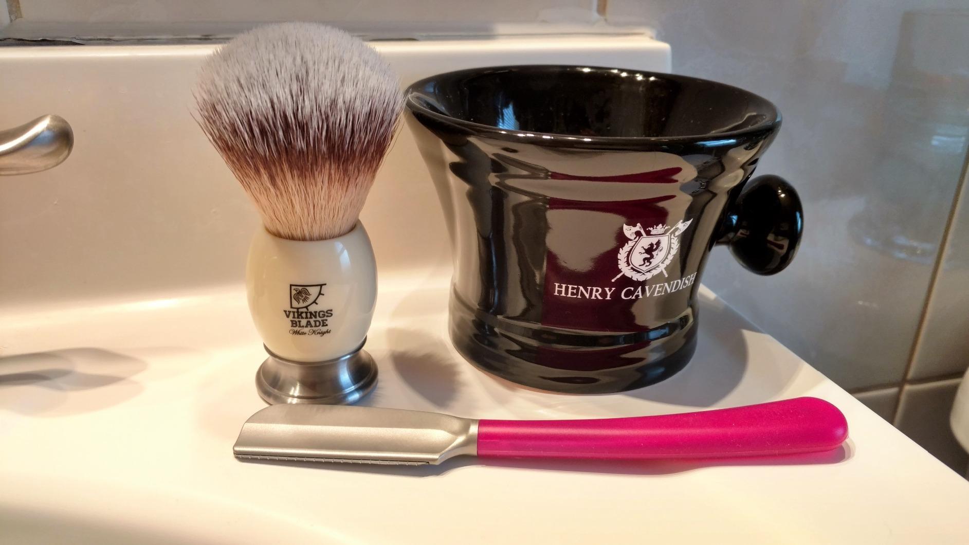 Luxury Shaving Brush for Men by VIKINGS BLADE, Ultra Heavy Acrylic & 316L Steel Handle, Super Strong Knot Backbone, Minimal Shedding, Fast Lather (Dark Stallion) customer photo 2