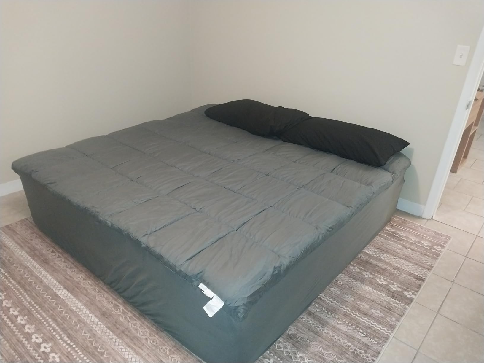 Lucid 3 Inch Memory Foam Mattress Topper, Queen Size - Cooling Gel Bed Topper - Preassure-Relieving Deep Plush Feel - Ventilated Breathable Design - CertiPur Certified - Dorm Room Essentials customer photo 2