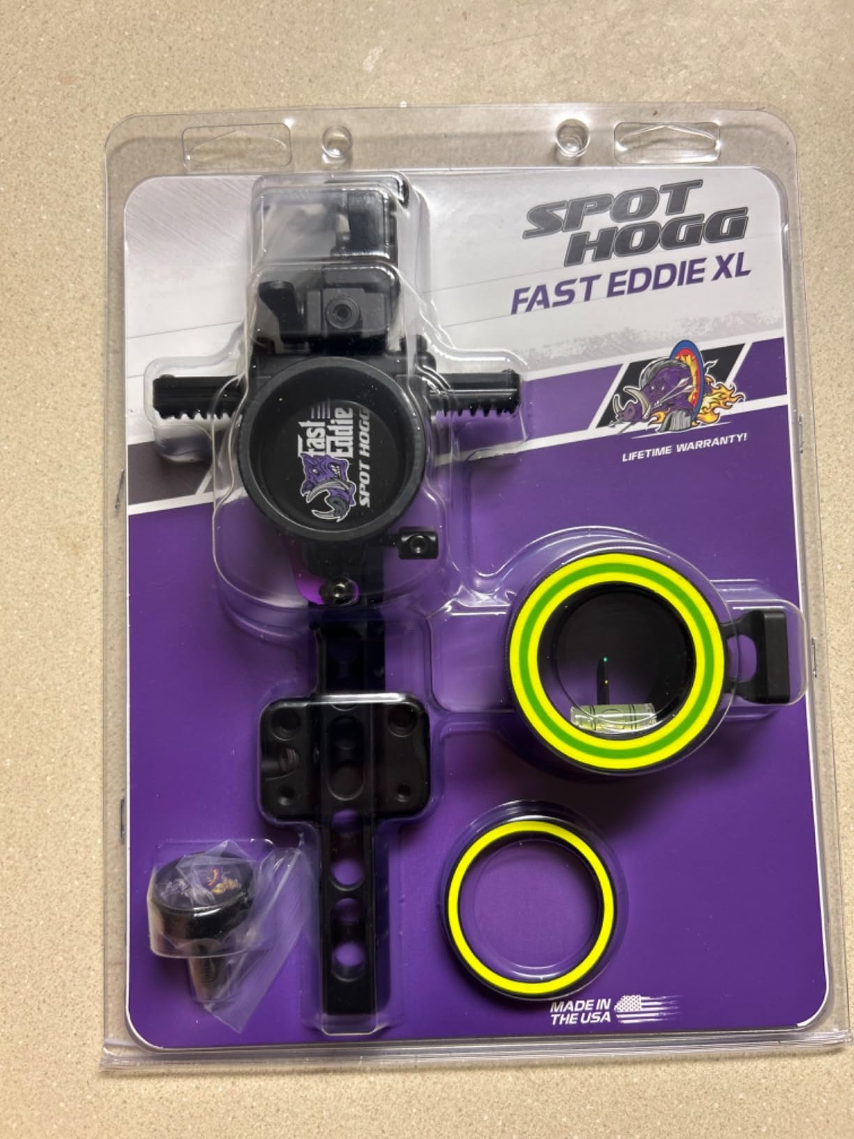 Spot Hogg Fast Eddie XL Double Pin Bow Sight - Right/Left Handed, Pin Size .01/.019/.029, Made in The USA customer photo 2