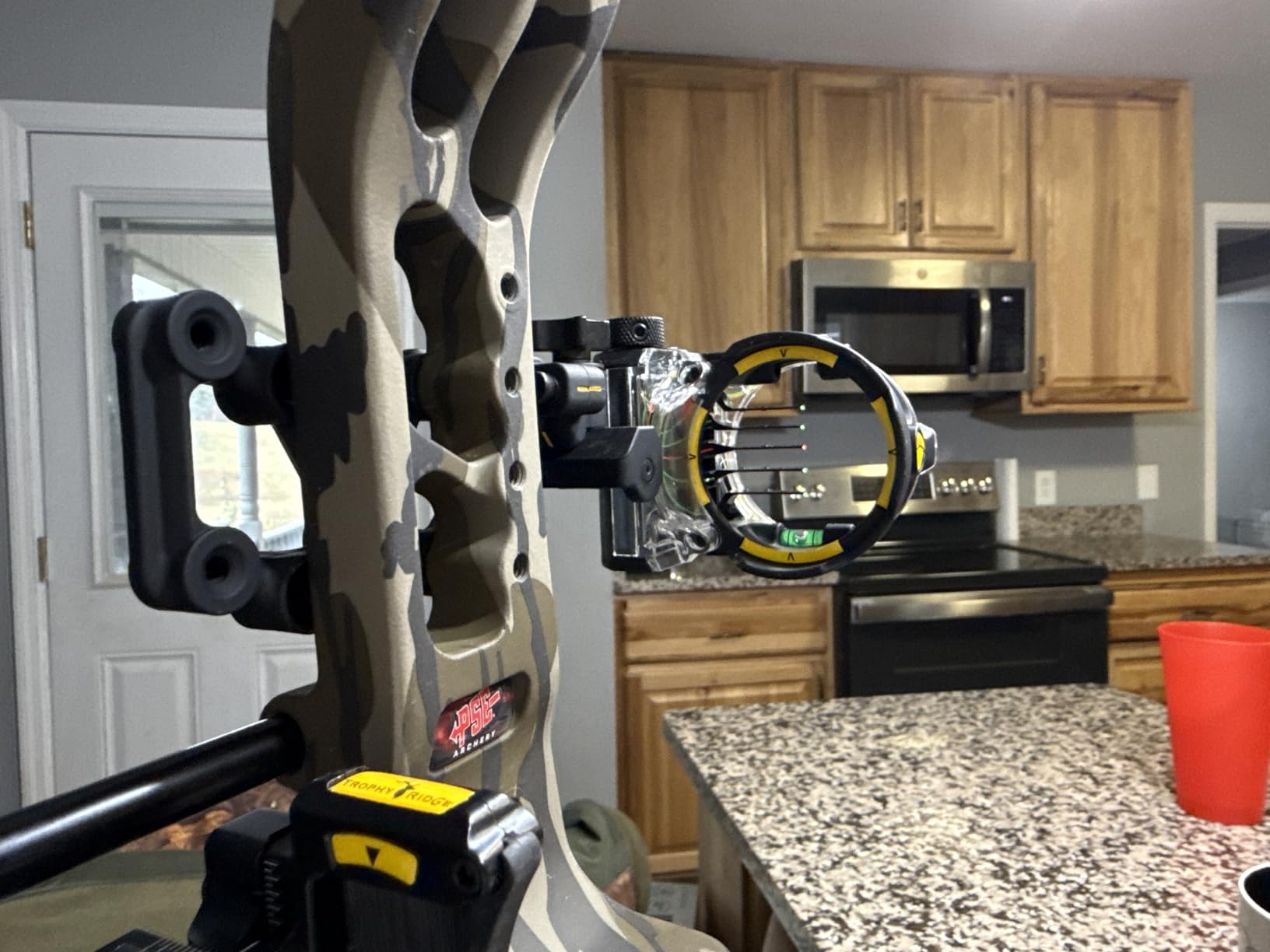 Trophy Ridge React H5 Bow Sight - 5 Pin Sight, Tool Less Windage and Elevation Adjustability, 2nd Axis Leveling, Adjustable Click Light customer photo 1