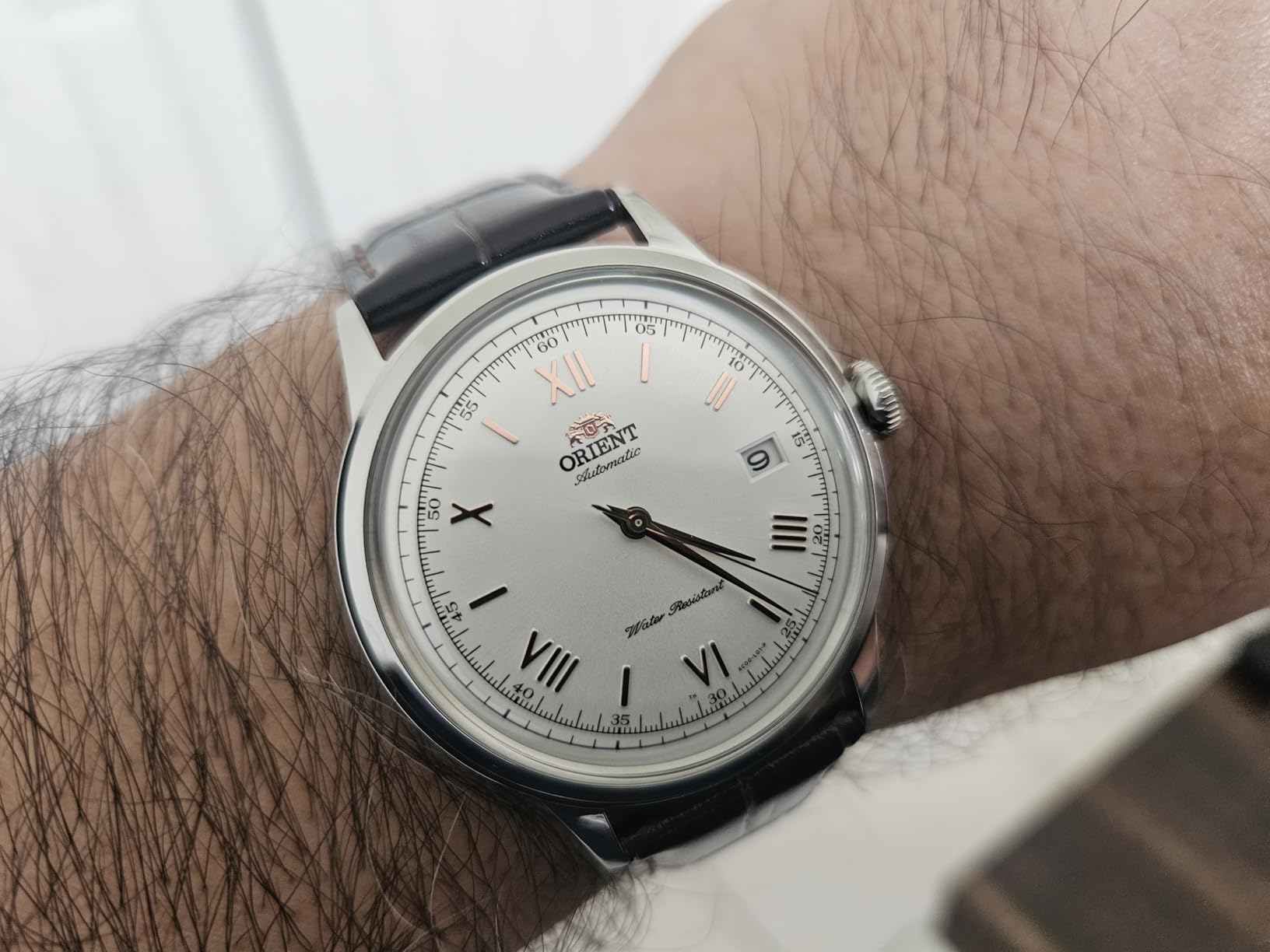 Bambino Version 2 | Automatic/Hand-Winding Wrist Watch | 40.5 mm Case | Classic Watch customer photo 2