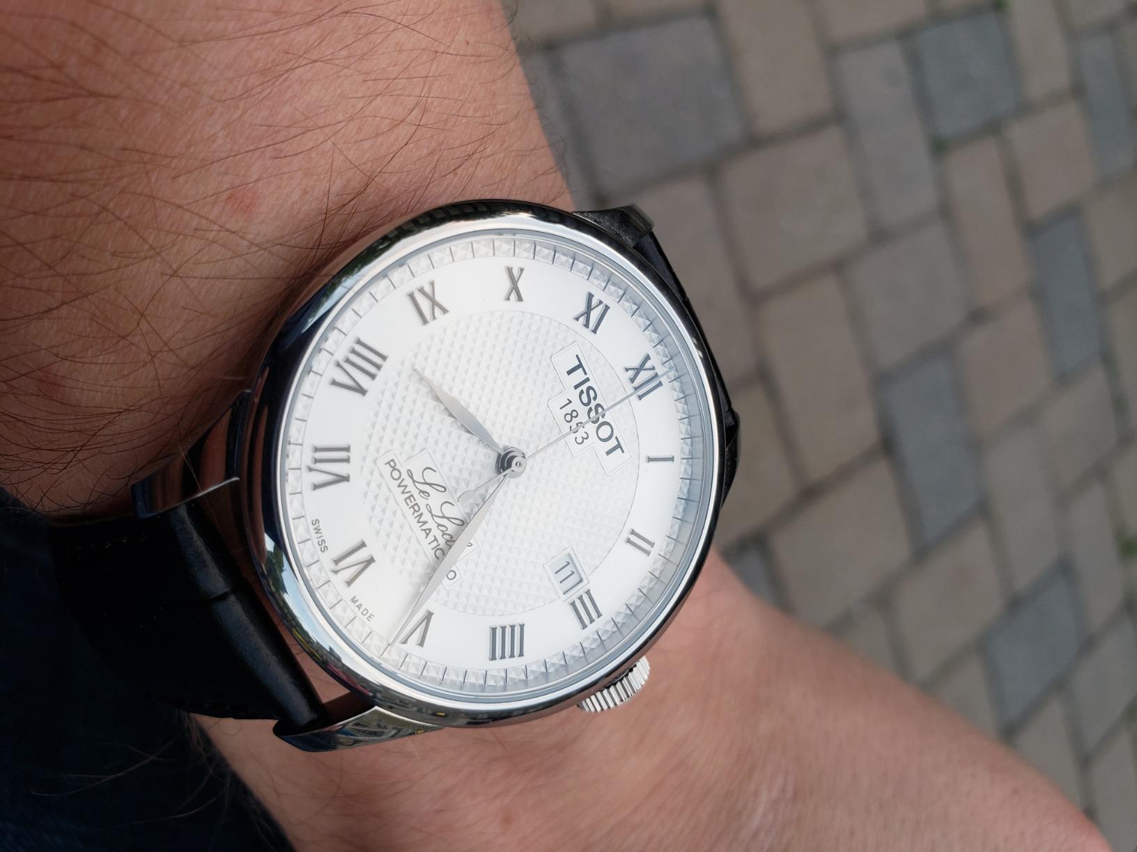 Tissot Men's Le Locle Stainless Steel Dress Watch, Swiss Automatic customer photo 2