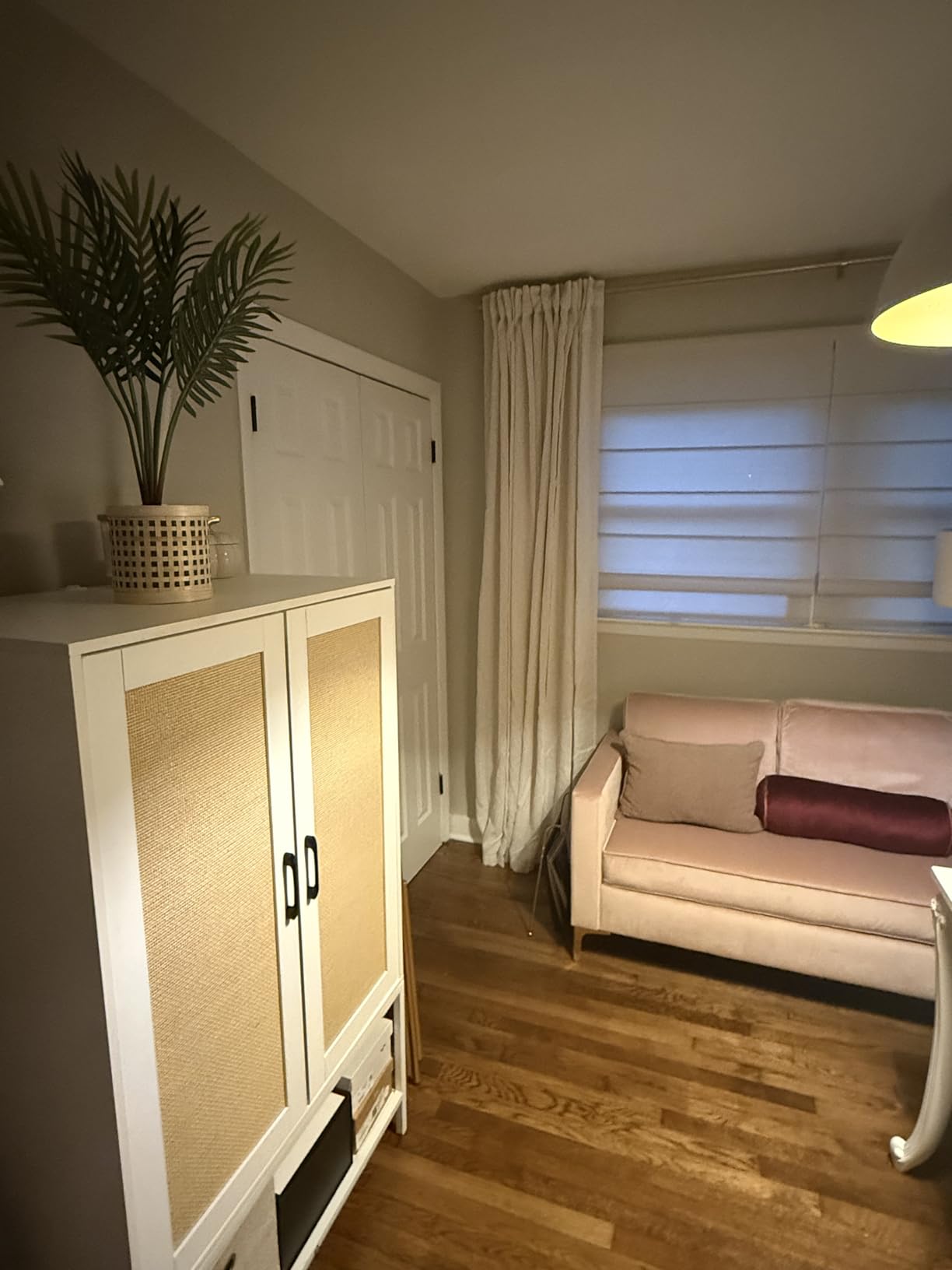 H.VERSAILTEX Natural Linen Sheer Curtains Flax Linen Blended Curtain Panels Living Room, Nickel Grommet Semitransparent Semi-Sheer Soft Privacy Drapes, Natural, 84 inches Long 2 Panels customer photo 2