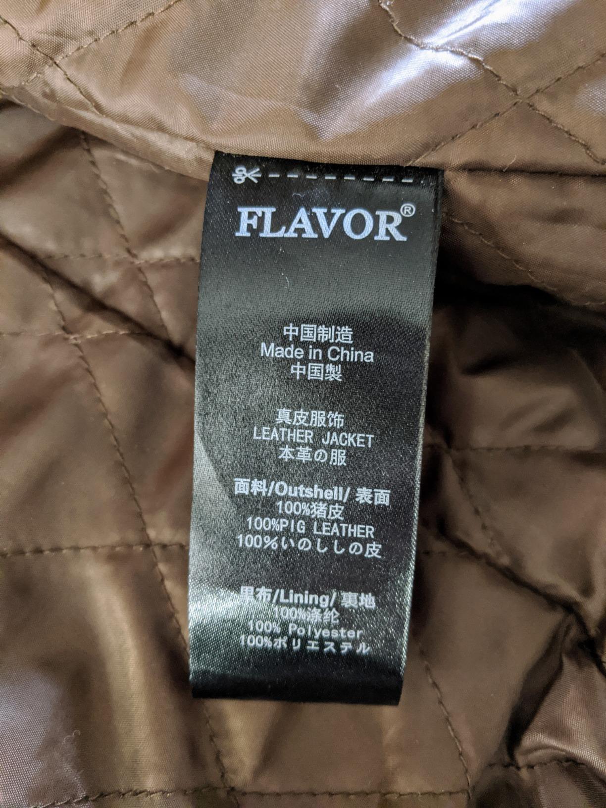 FLAVOR Men Brown Leather Motorcycle Jacket with Removable Hood customer photo 2