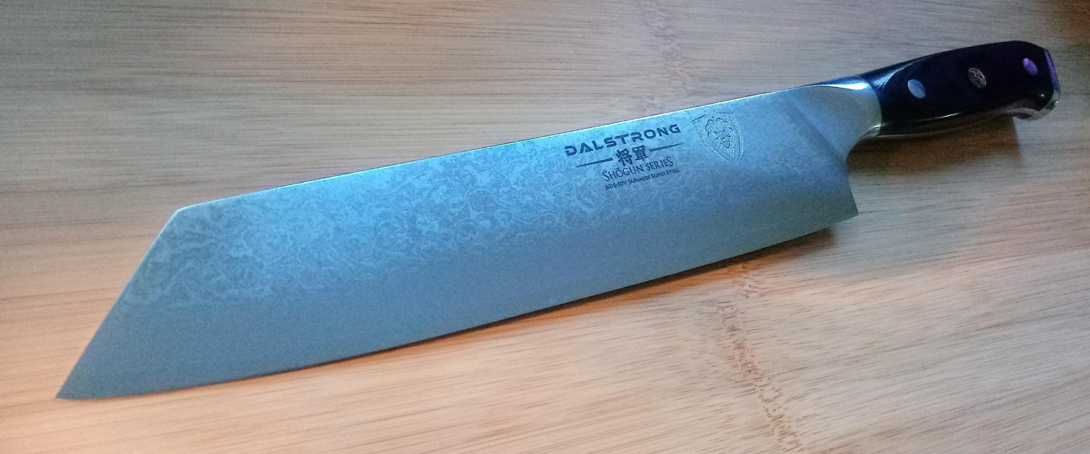 Dalstrong Kiritsuke Chef Knife - 8.5 inch - Shogun Series Elite - Damascus - Japanese AUS-10V Super Steel Kitchen Knife - Premium Black G10 Handle - Razor Sharp Knife - w/Sheath customer photo 1