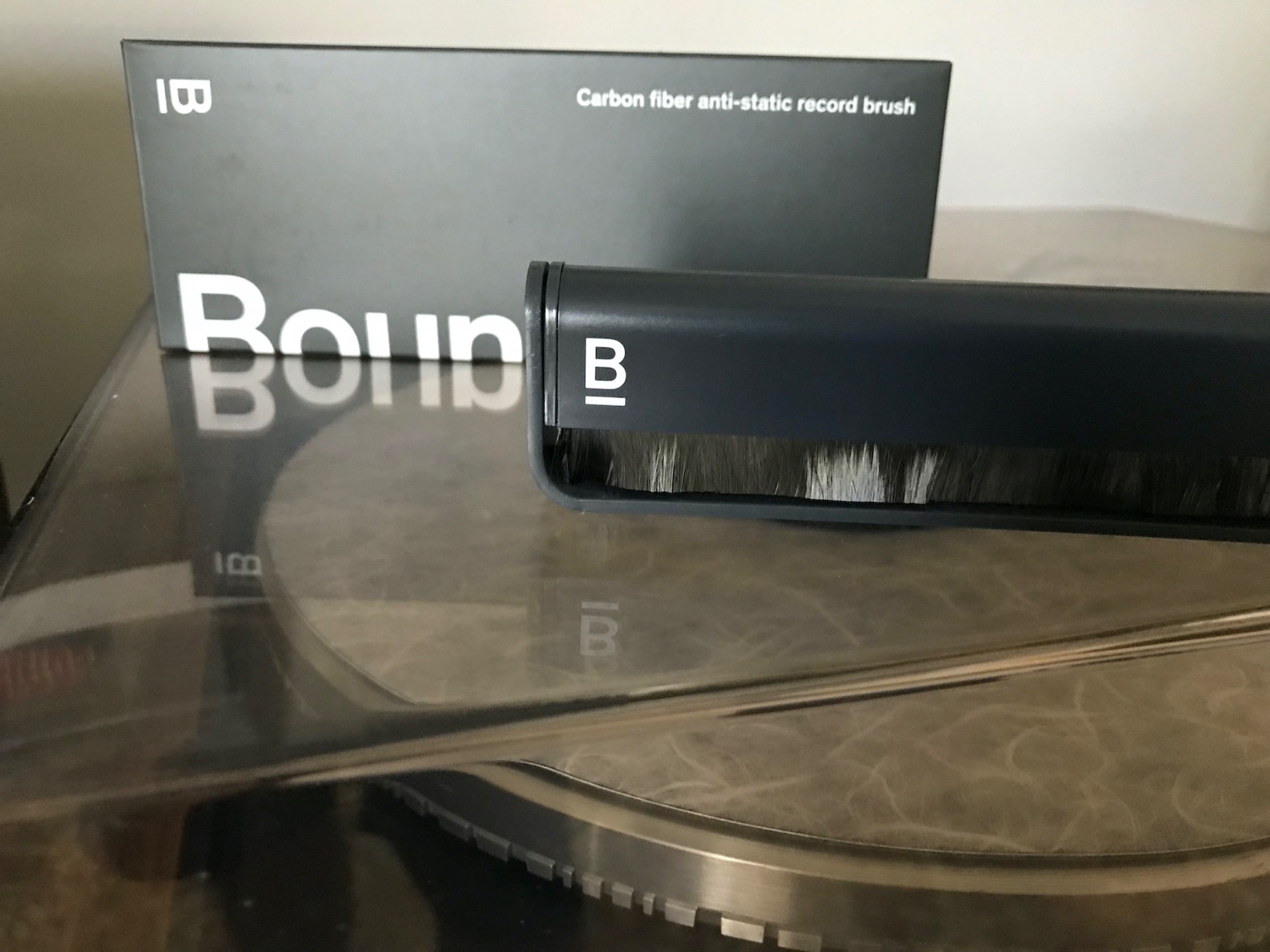 Boundless Audio Record Cleaner Brush - Carbon Fiber Anti-Static Vinyl Brush - Record Player Accessories for Vinyl Cleaning customer photo 2