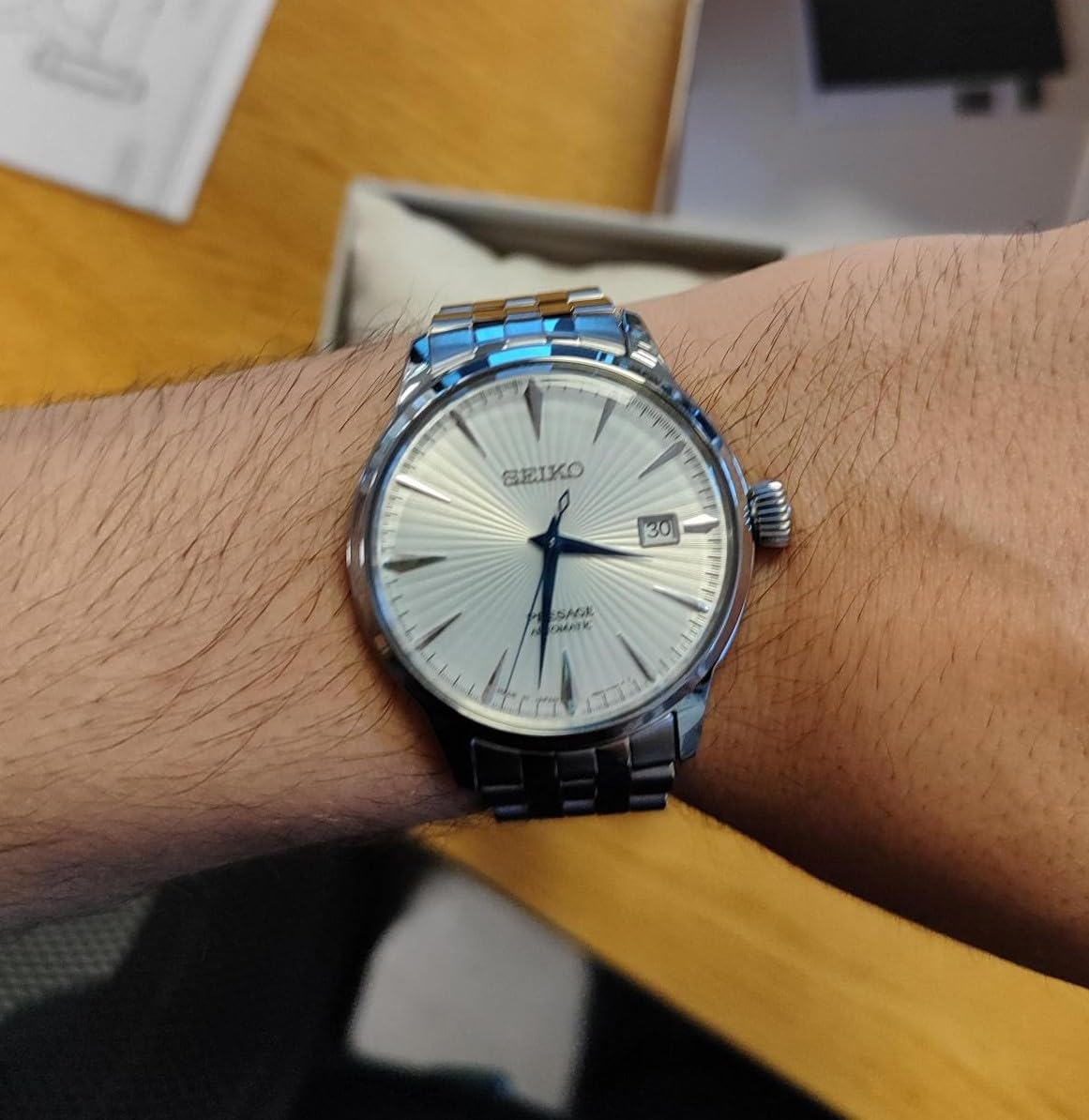 Seiko Presage Collection Automatic Watch for Men - Stainless Steel, Water-Resistant 50M customer photo 2