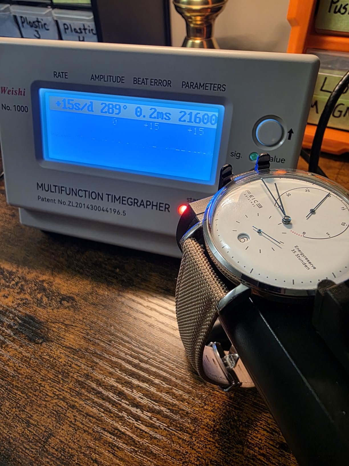 FEICE Bauhaus Mechanical Watch Men's Analog Waterproof Automatic Casual Dress Watches with Domed Mirror Leather Bands Date - FM202 customer photo 1