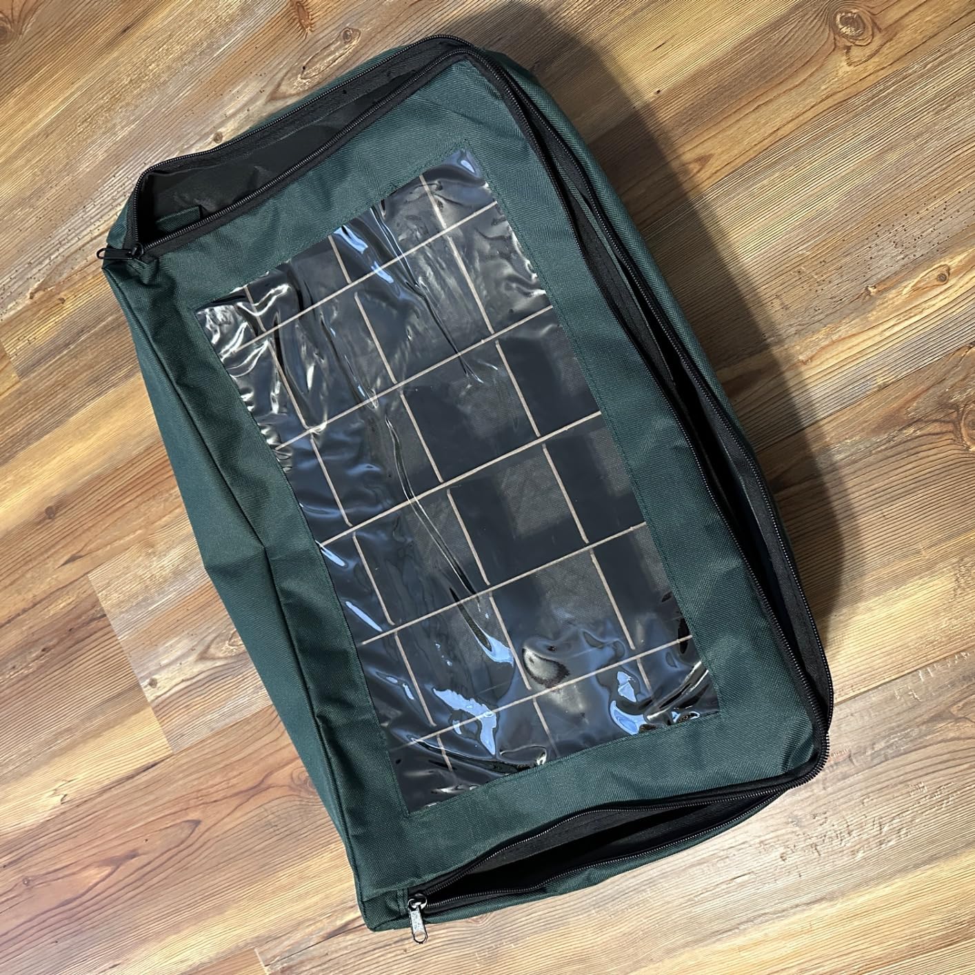 Ornament Storage Box - Zippered Organizer with 48 Individual Compartments and Dividers for Christmas Bulbs and Decorations by Tiny Tim Totes (Green) customer photo 2