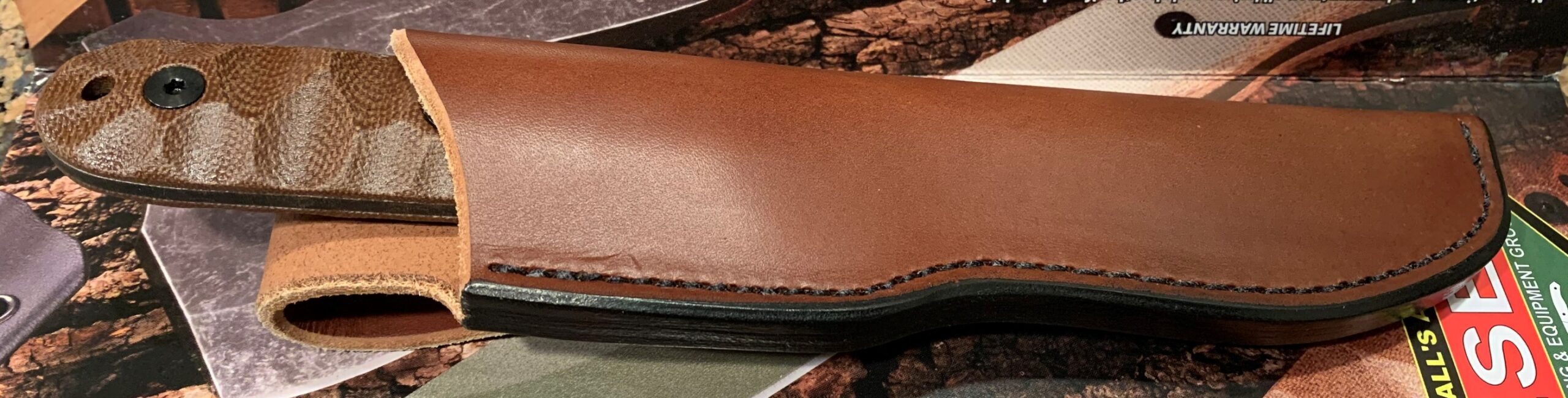 ESEE PR4 Fixed Blade Survival Knife - Field Tested, Durable and Reliable Bushcraft Knife with Dark Tan Sheath customer photo 2