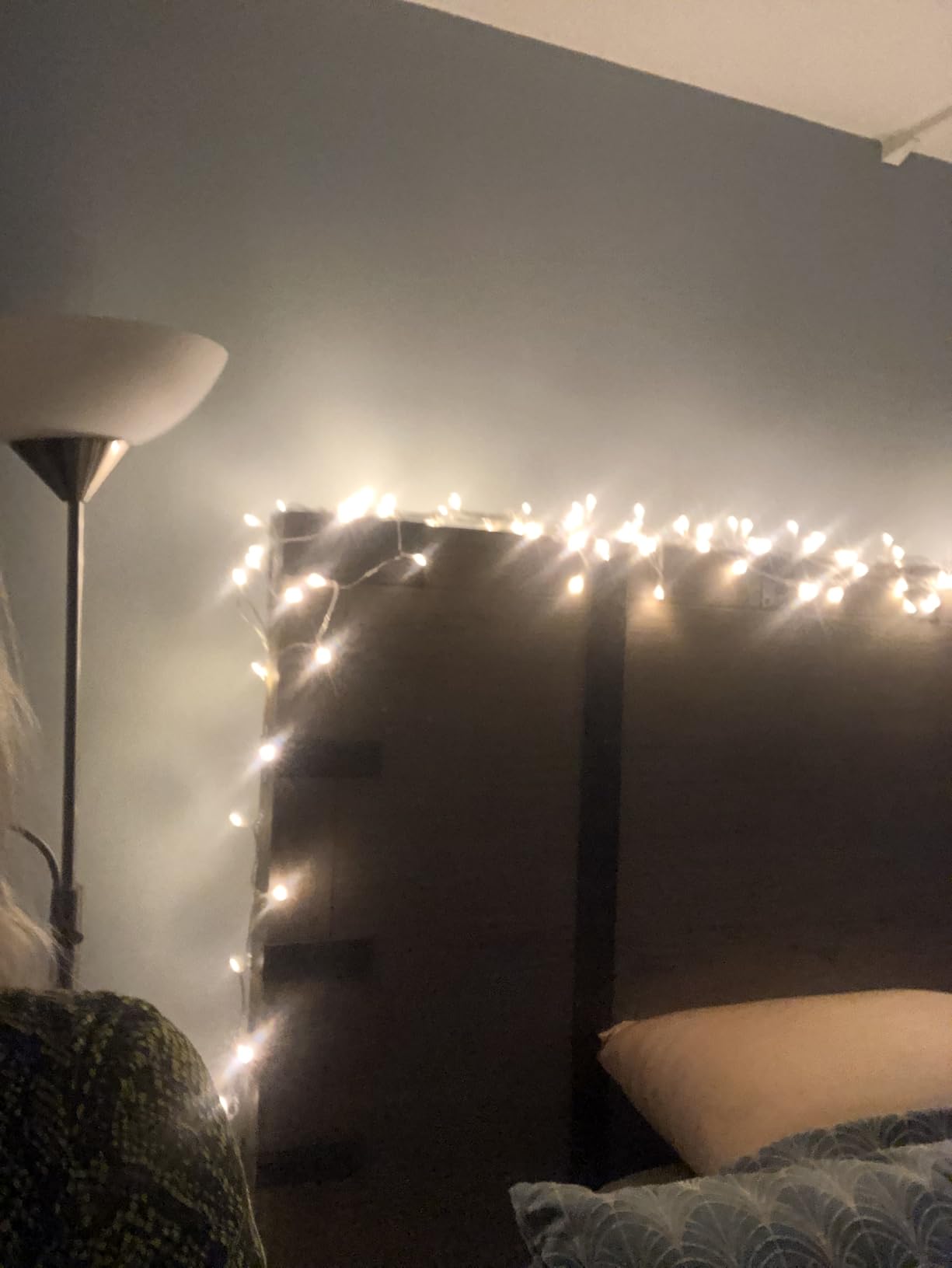 JMEXSUSS 200 LED String Lights Indoor Outdoor Clear Wire, Connectable Warm White Christmas String Lights for Bedroom, 66 Ft Twinkle Fairy Light Plug in for Wedding Home Tree Yard Patio Spring Decor customer photo 1