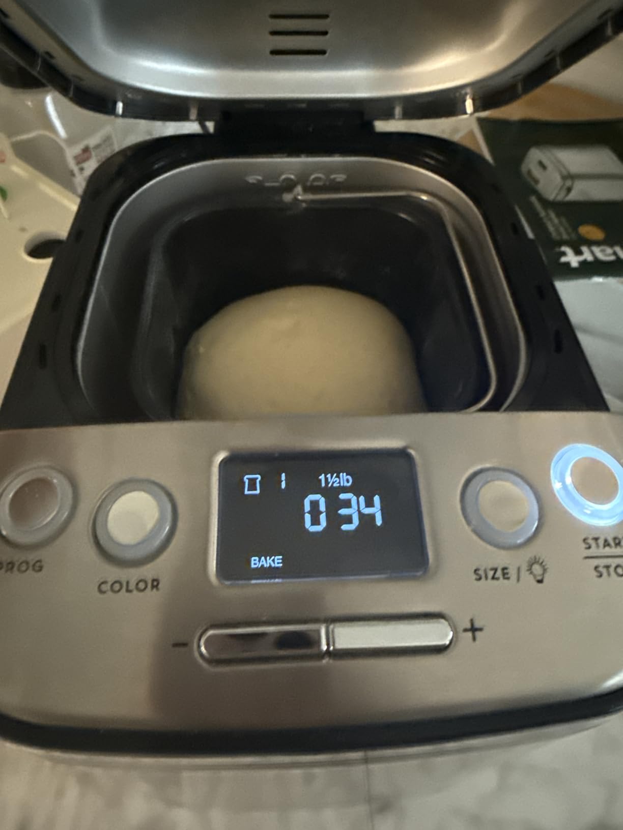 Cuisinart Bread Maker Machine, Stainless Steel Automatic Bread Machine with 12 Menu Options, 3 Loaf Sizes up to 2 Lb., 3 Crust Colors, Removable Nonstick Baking Pan & Kneading Paddle, CBK-110NAS customer photo 2