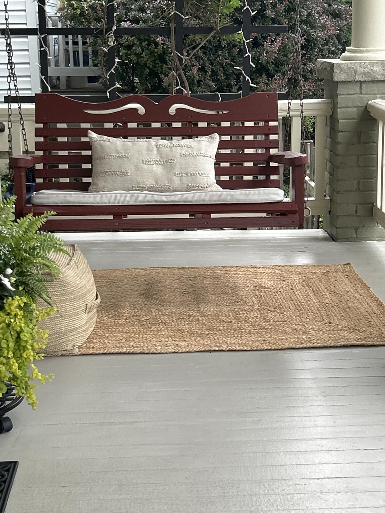 SAFAVIEH Area Rug 8x10 - Cape Cod Collection - Natural Brown, Handmade Braided Flat Weave Jute (CAP252A) customer photo 2