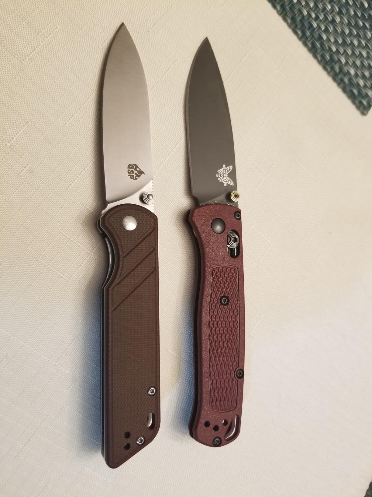 Bugout Outdoor EDC Folding Knife, Slim, Lightweight, Plain Edge, Drop-Point Blade, CPM-S30V Stainless Steel (58-60HRC), Grivory Handle (535GRY-1) customer photo 1