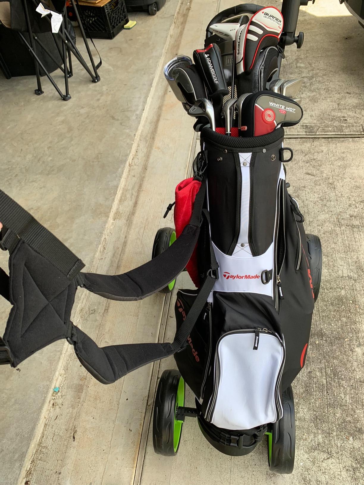 CaddyTek 4 Wheel Golf Push Cart - Caddycruiser One Version 8 customer photo 1