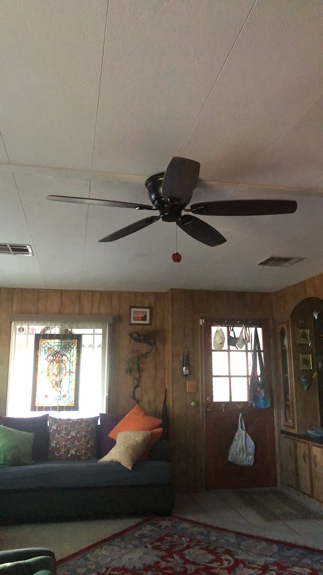 Honeywell Glen Alden 52 Inch Indoor Low Profile Ceiling Fan with Pull Chain Control, Quiet Motor, and 5 Reversible Blades, Oil Rubbed Bronze customer photo 1