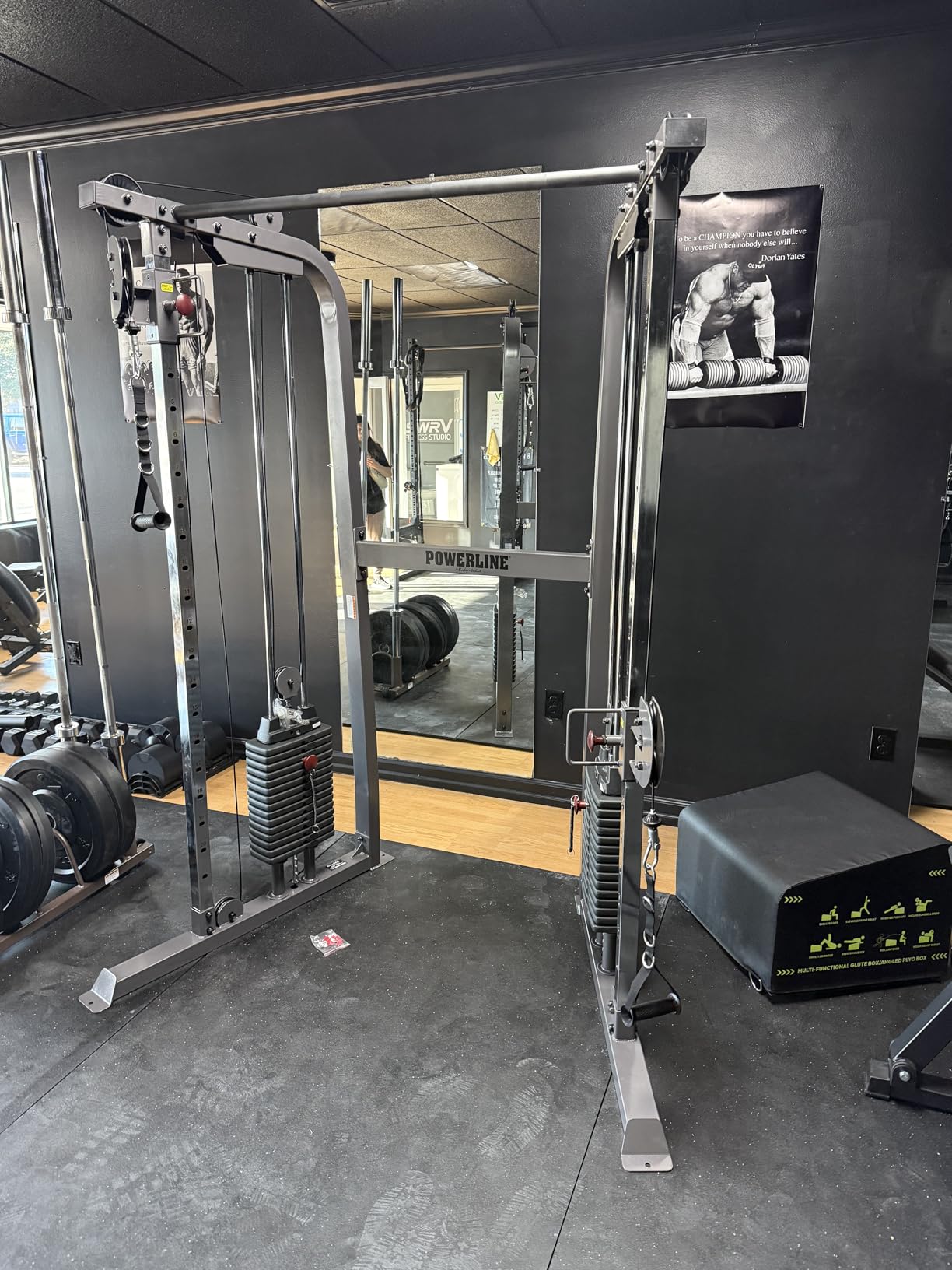 Body-Solid Powerline Cable Crossover Exercise Machine for Home & Commercial Gym, Functional Training Center with Dual Weights Stack customer photo 1