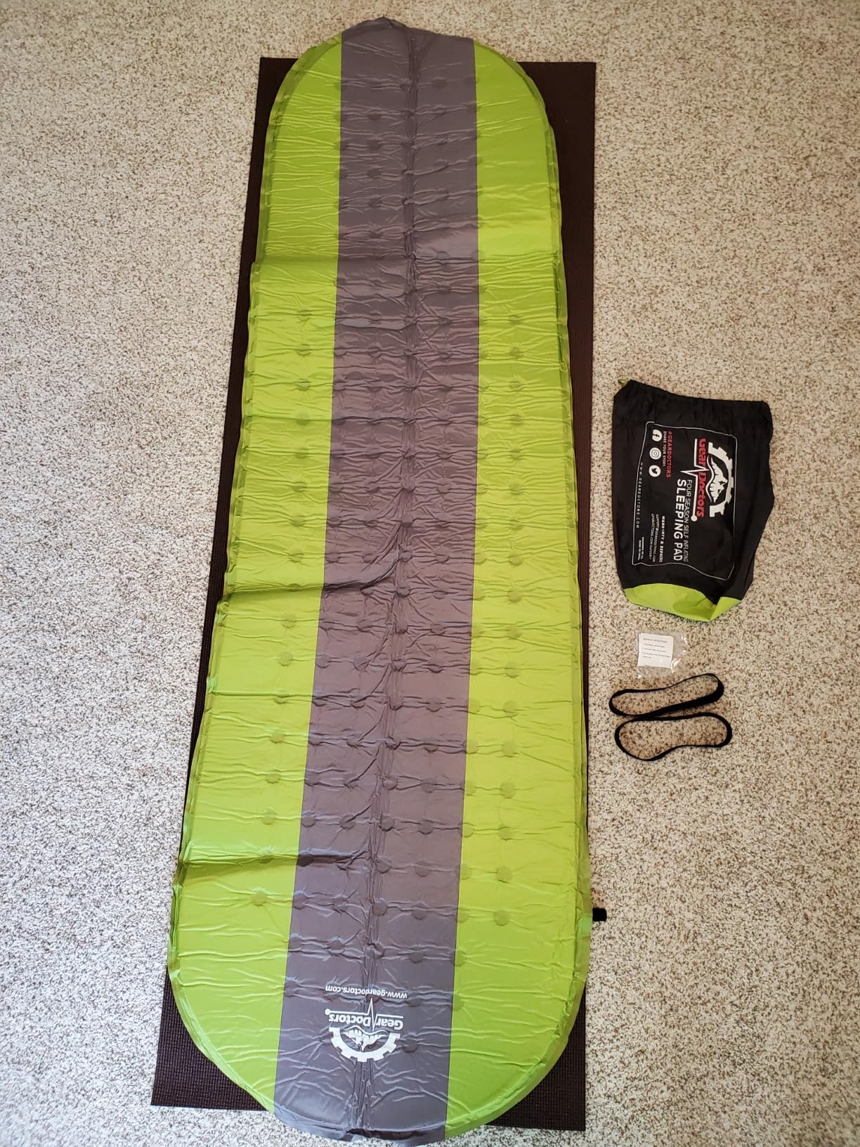 Gear Doctors Oxylus 4.3R-Value Insulated Foam Self Inflating Sleeping Pad Camping - 4 Seasons Sleep Mat customer photo 2