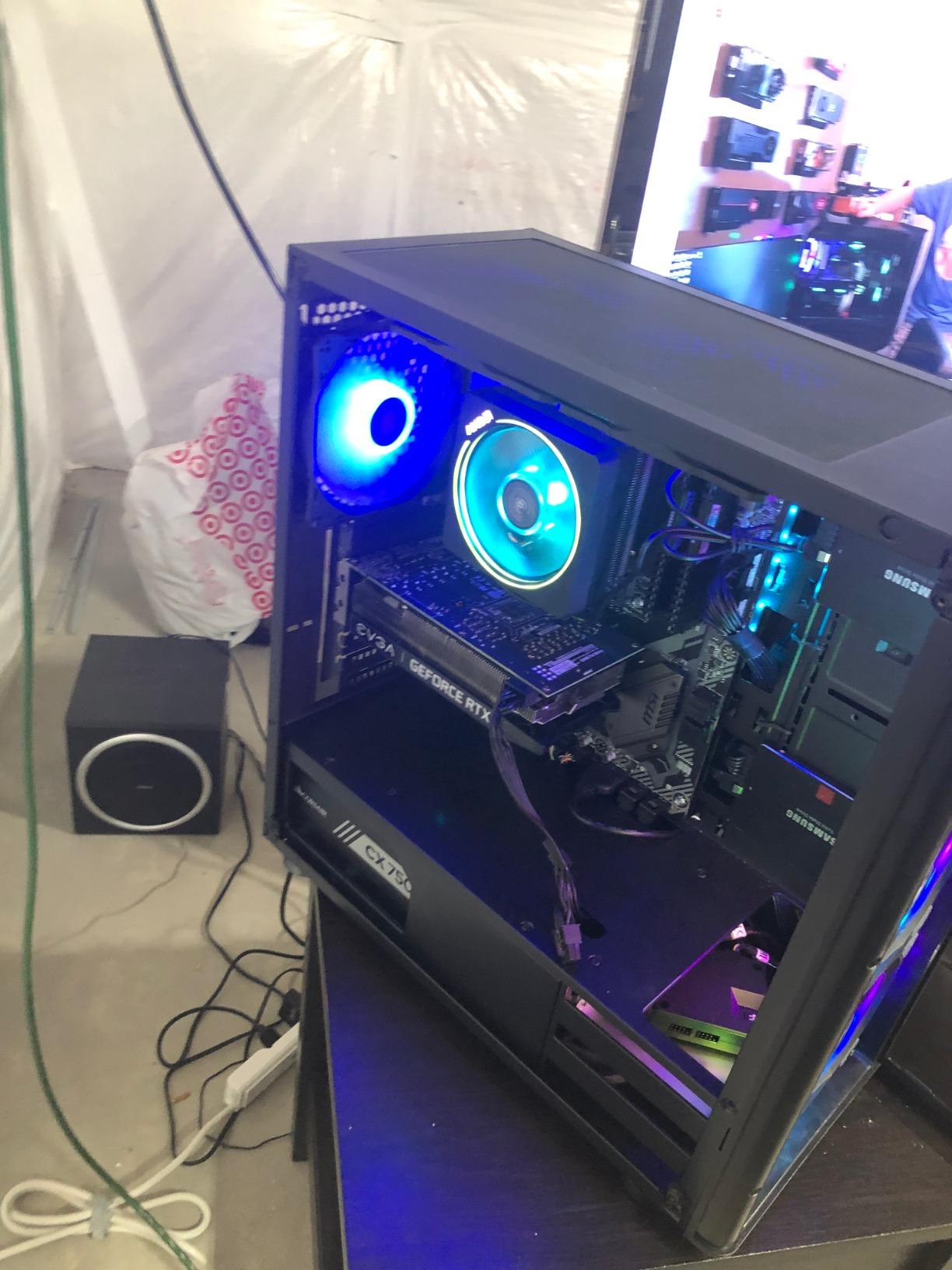 AMD Wraith Prism LED RGB Cooler Fan from Ryzen 7 2700X Processor AM4/AM2/AM3/AM3+ 4-Pin Connector Copper Base/Alum Heat Sink, compatible with Desktop customer photo 1