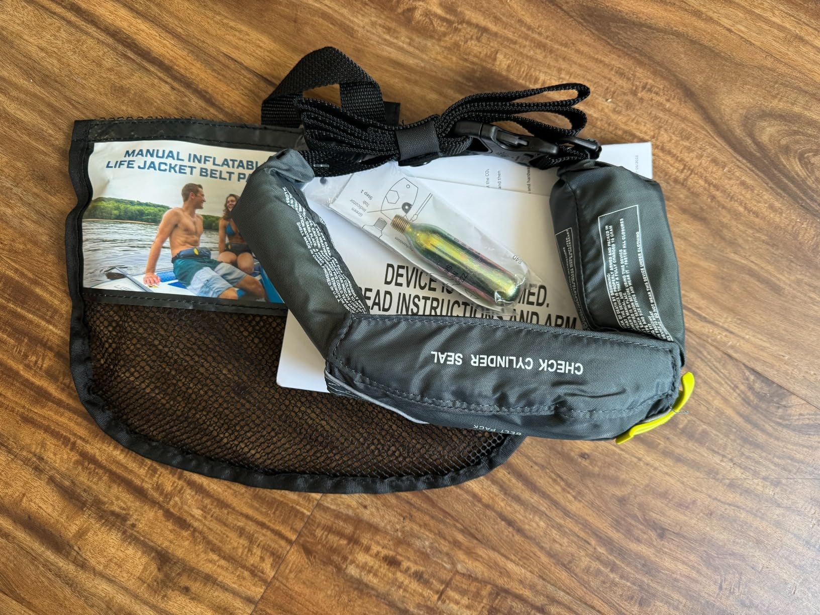 Onyx M-16 Manual Inflatable Belt Pack, U.S. Coast Guard Approved, Low Profile, Compact Design, Approved for Users 16 Years and Older and Over 80 pounds customer photo 2