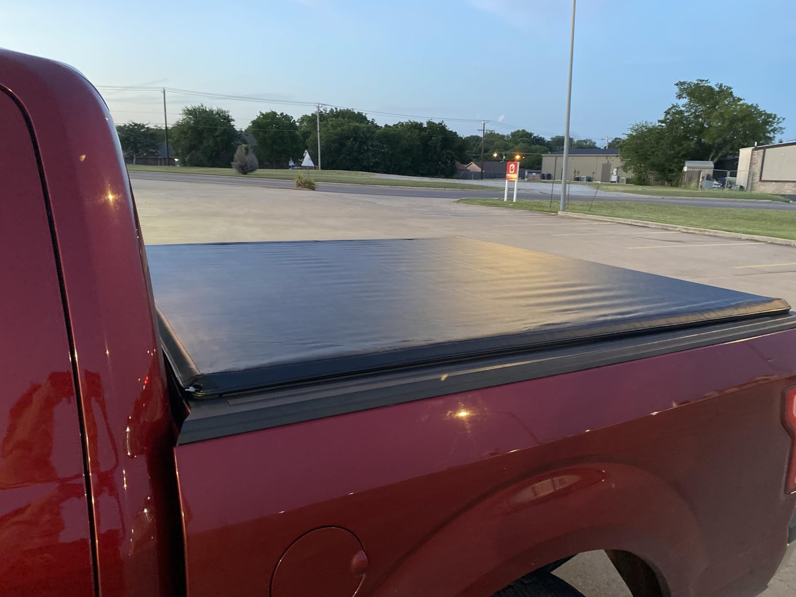 DNA MOTORING New Upgrade Truck Bed Top Hard Solid Tri-Fold Tonneau Cover Compatible with 04-14 Ford F-150 5.5Ft Bed, TTC-HARD-001 customer photo 2