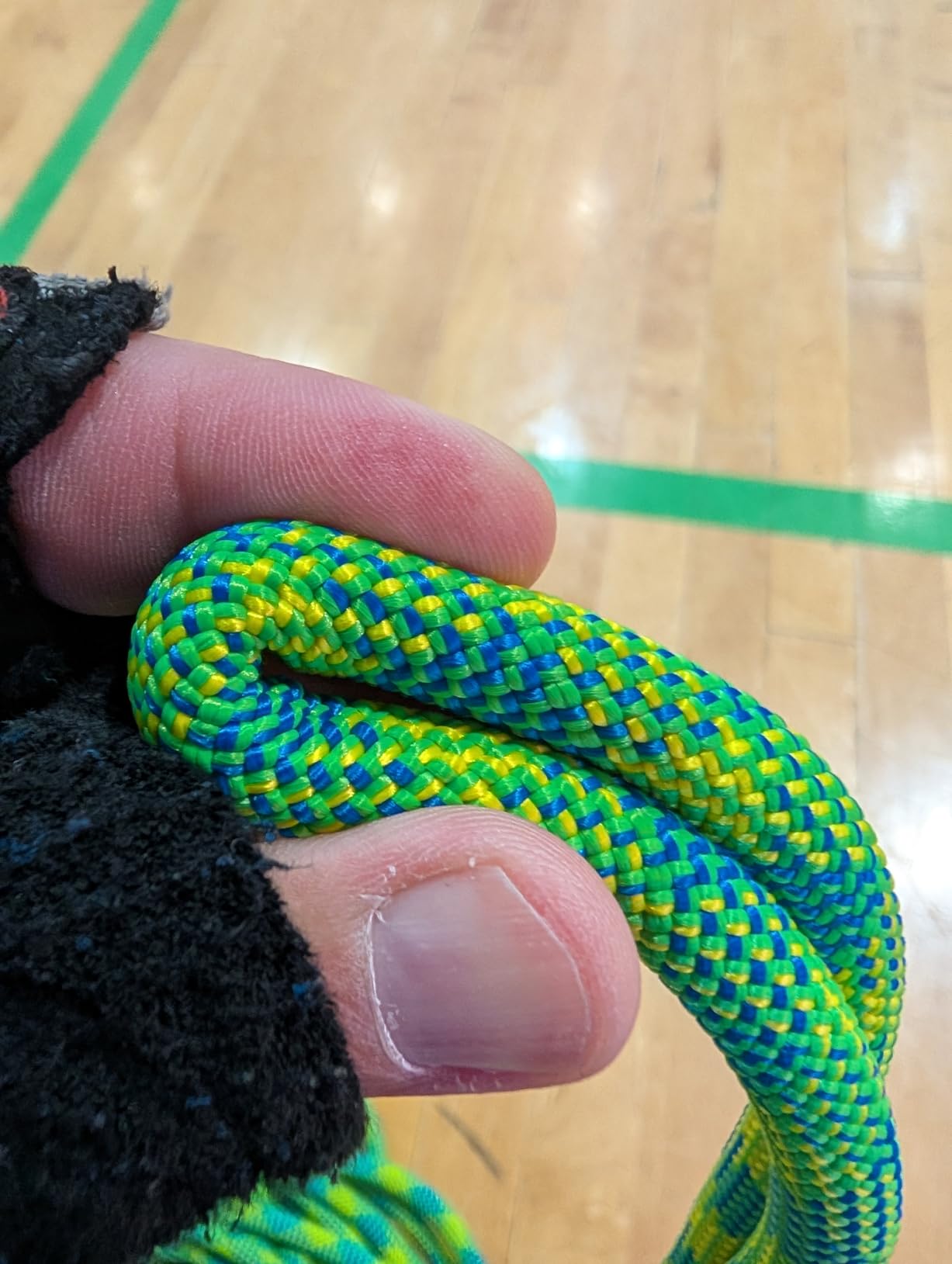 X XBEN 10.5 mm UIAA Dynamic Climbing Rope 60M(200FT), Safety Nylon Kernmantle Rope for Rock Climbing, Tree Climbing, Ice Climbing, Rappelling, Rescue customer photo 2