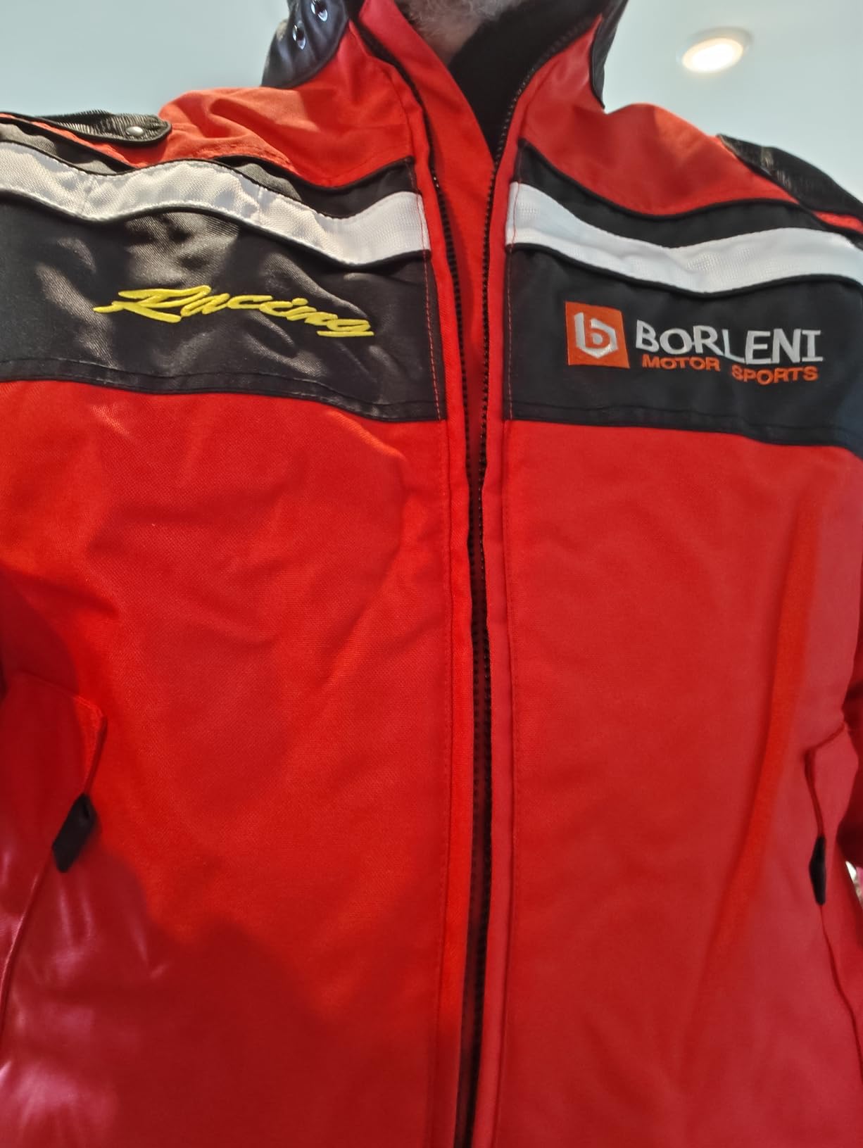 BORLENI Motorcycle Jacket Motorbike Riding Jacket Windproof Motorcycle Full Body Protective Gear CE Armor All Season customer photo 1