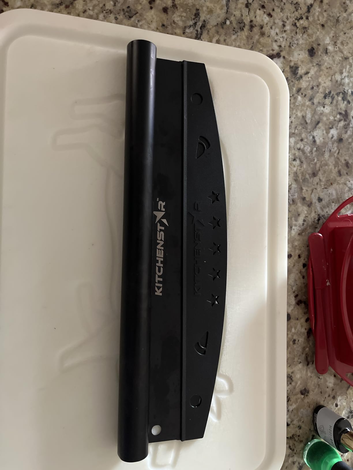 KitchenStar 16-Inch Pizza Cutter Rocker Blade - Sharp Stainless Steel Slicer Knife customer photo 2