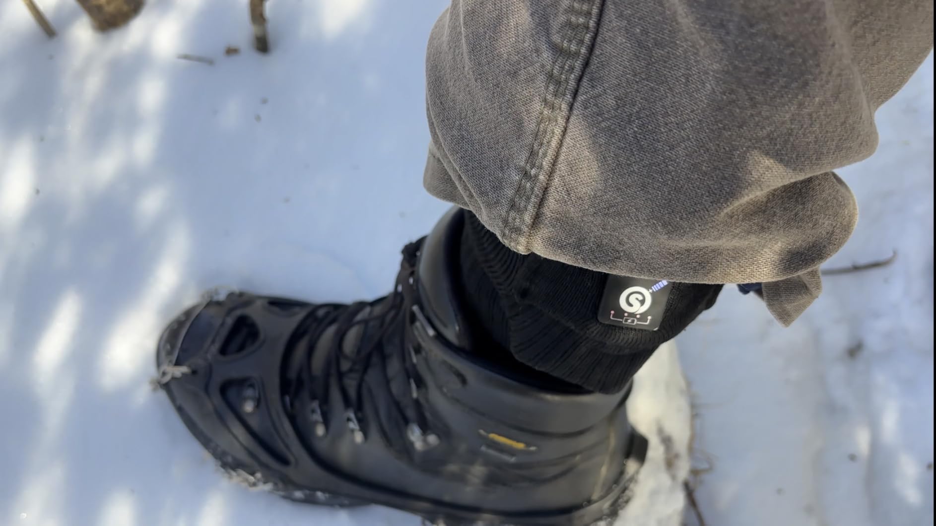 SNOW DEER Heated Socks, Electric Rechargeable Battery Heating Foot Warmer for Men Women, Winter Ski Hunting Camping Hiking Riding Motorcycle customer photo 2