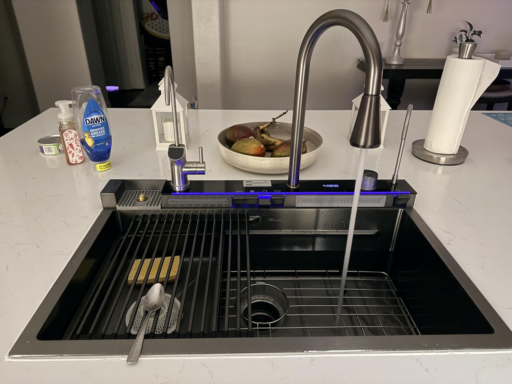 Sarlai Drop In Kitchen Sink - 33x22 Drop In Kitchen Sink Ledge Workstation 16 Gauge Stainless Steel Topmount Deep Single Bowl Over Counter Sinks Basin Round Corners customer photo 1
