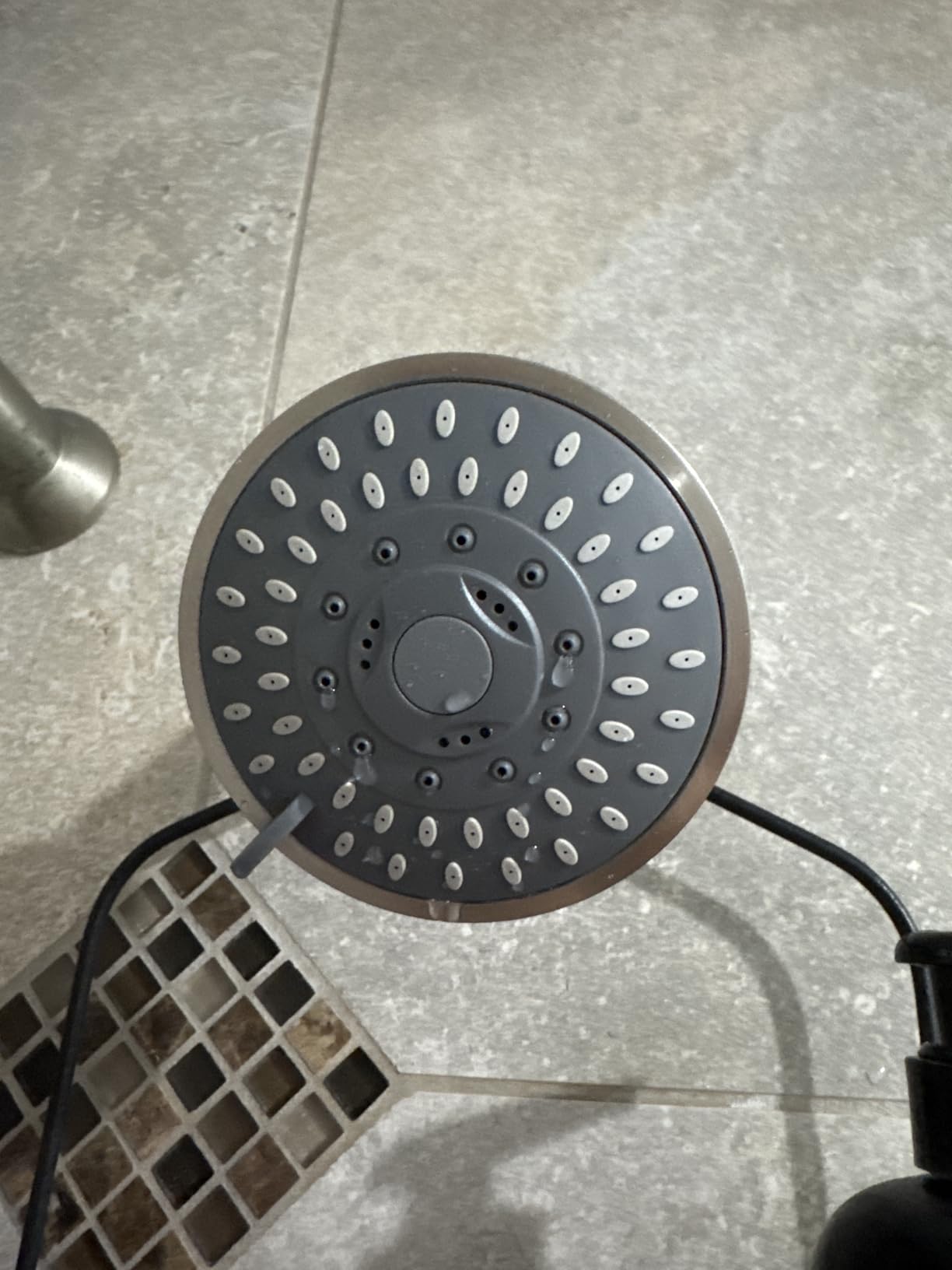 Aisoso Shower Head High Pressure Rain Fixed Showerhead 5-Setting with Adjustable Metal Swivel Ball Joint - Relaxed Shower Experience Even at Low Water Flow & Pressure customer photo 2