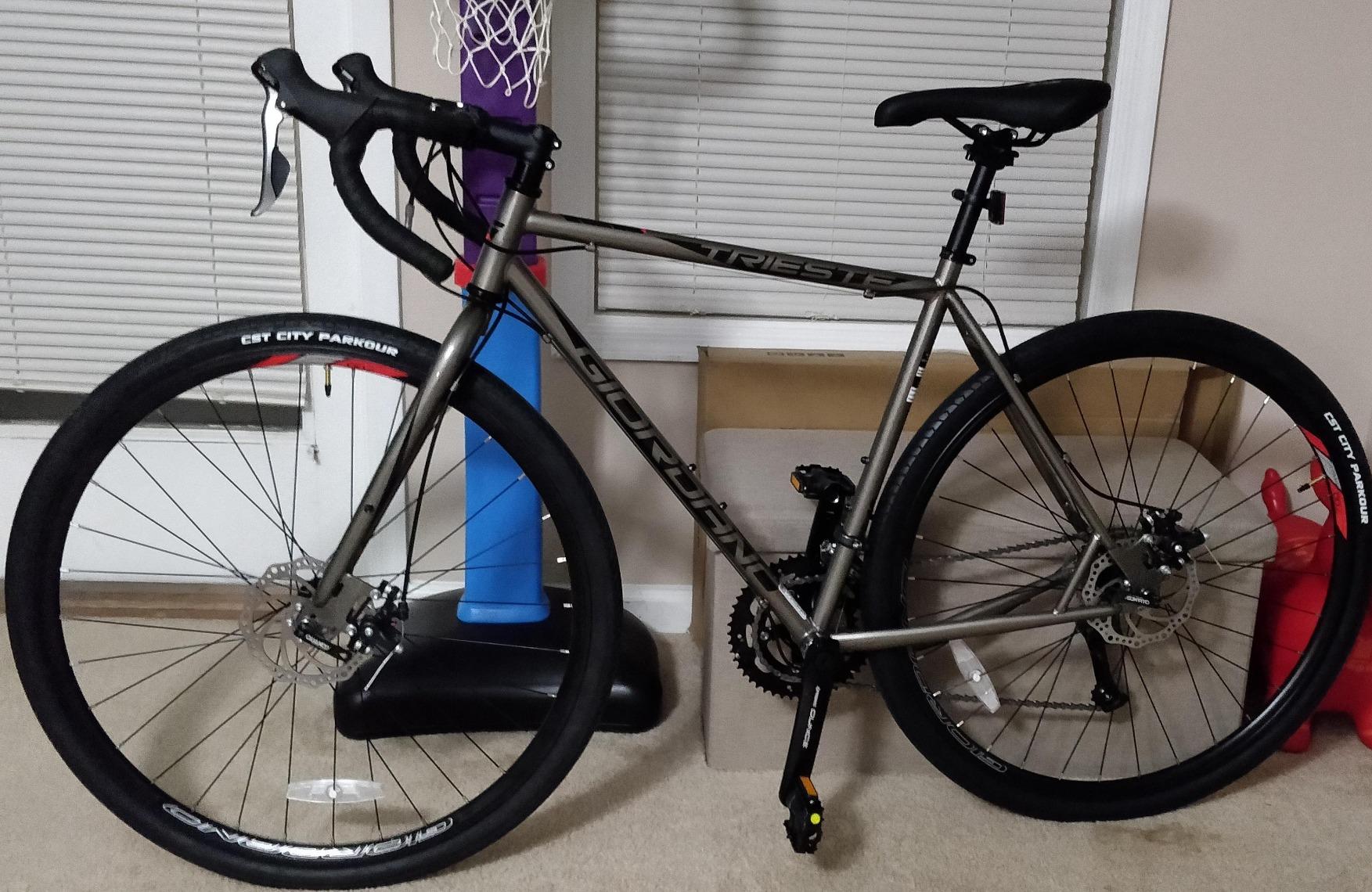 Giordano Trieste Gravel Bike, 700c Small, Gray customer photo 1