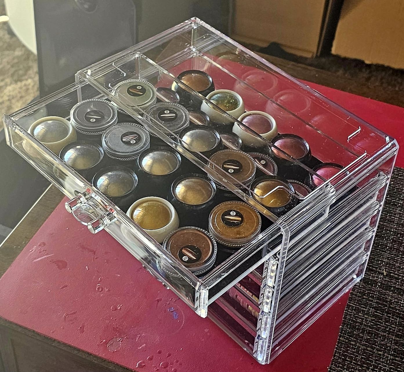 BINO THE MANHATTAN SERIES Acrylic Makeup Drawer Organizer - 5 Drawers | Clear Beauty Organizers and Storage | Cosmetic & Makeup Drawer | Home Organization | Jewelry & Vanity Accessories Drawers customer photo 1