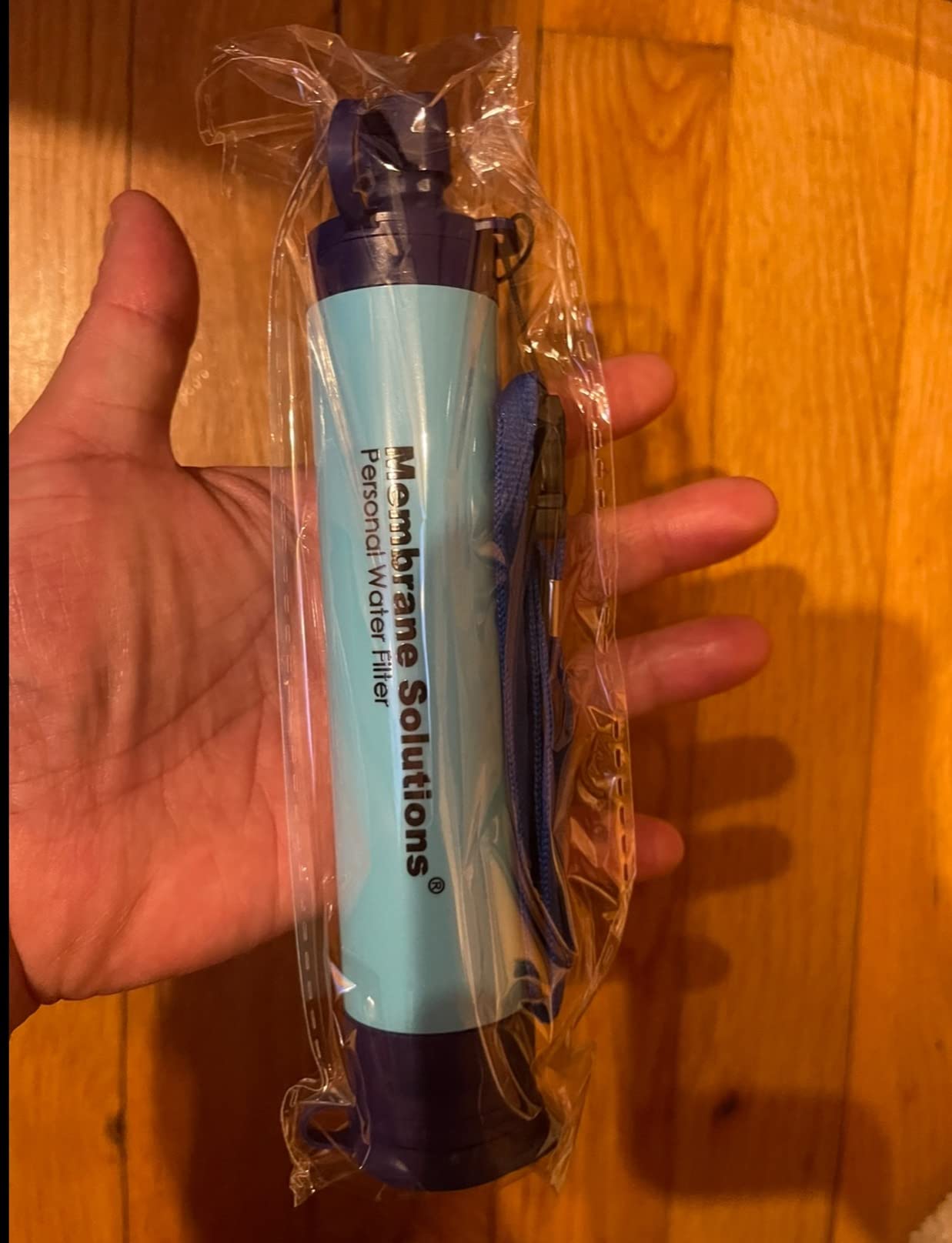 Membrane Solutions Straw Water Filter S1, NSF/ANSI 42&372&401 certificated, Survival Filtration Portable Gear, Emergency Preparedness, Supply for Drinking Hiking Camping Team Family Outing customer photo 1