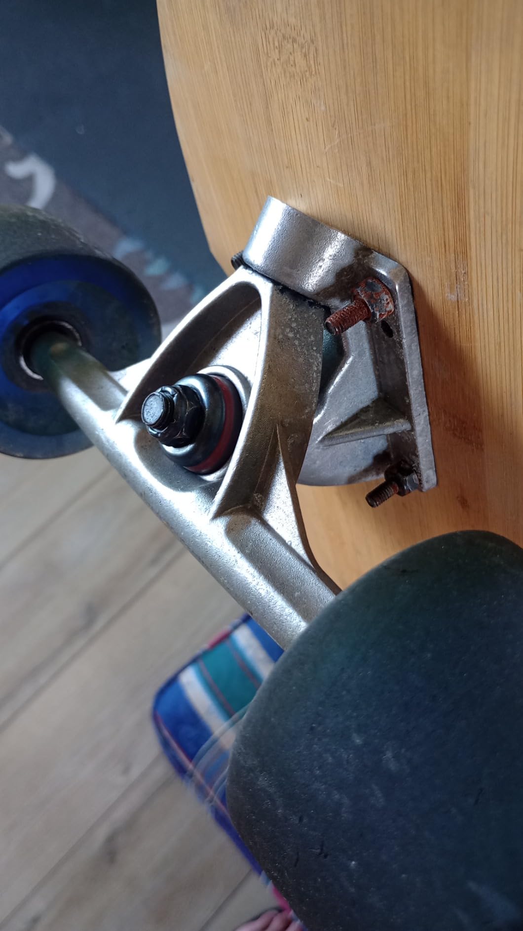 Magneto 44 inch Kicktail Cruiser Longboard Skateboard | Bamboo and Hard Maple Deck customer photo 2
