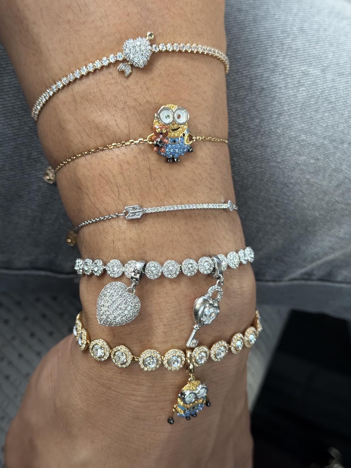 Swarovski Una Angelic Crystal Tennis Bracelet Collection customer photo 1