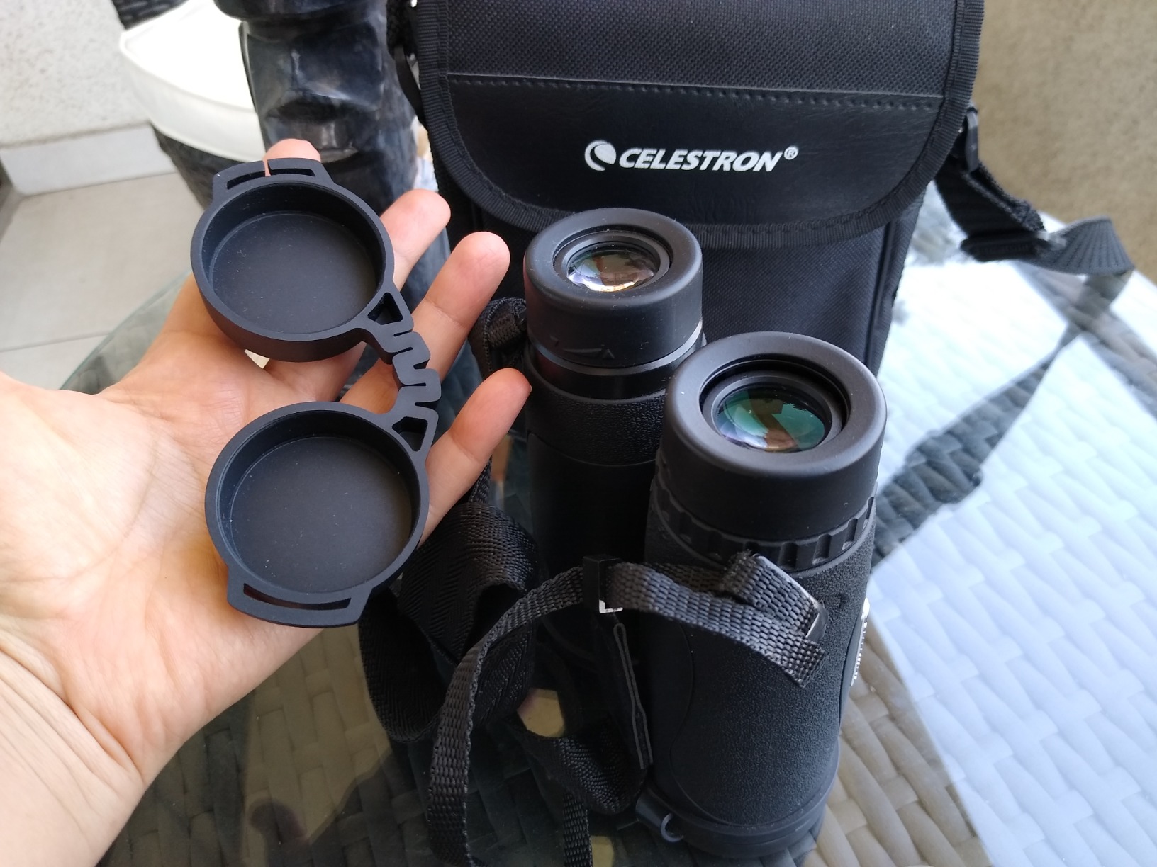 Celestron Nature DX ED 10x42 Premium Binoculars - Extra-Low Dispersion Objective Lenses - Outdoor and Birding Binocular - Fully Multi-Coated with BaK-4 Prisms - Rubber Armored - Fog & Waterproof customer photo 2