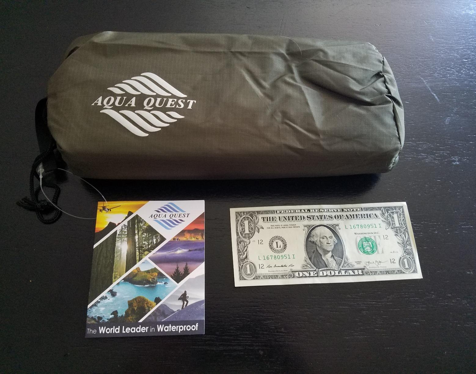 AquaQuest Guide Tarp - Ultralight Waterproof (5,000 mm) Seam-Taped 40D Ripstop Rain Fly for Backpacking, Stealth Camping & Thru-Hiking customer photo 2