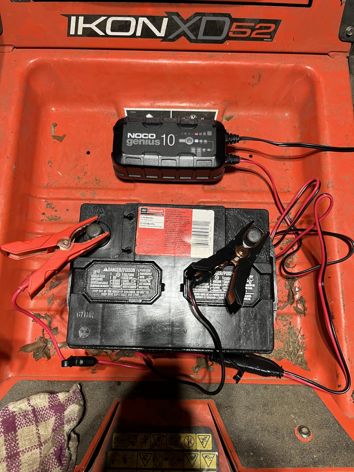 NOCO GENIUS10: 10A 6V/12V Smart Battery Charger - Automatic Maintainer, Trickle Charger & Desulfator with Overcharge Protection & Temperature Compensation - for Lead-Acid & Lithium Batteries customer photo 2