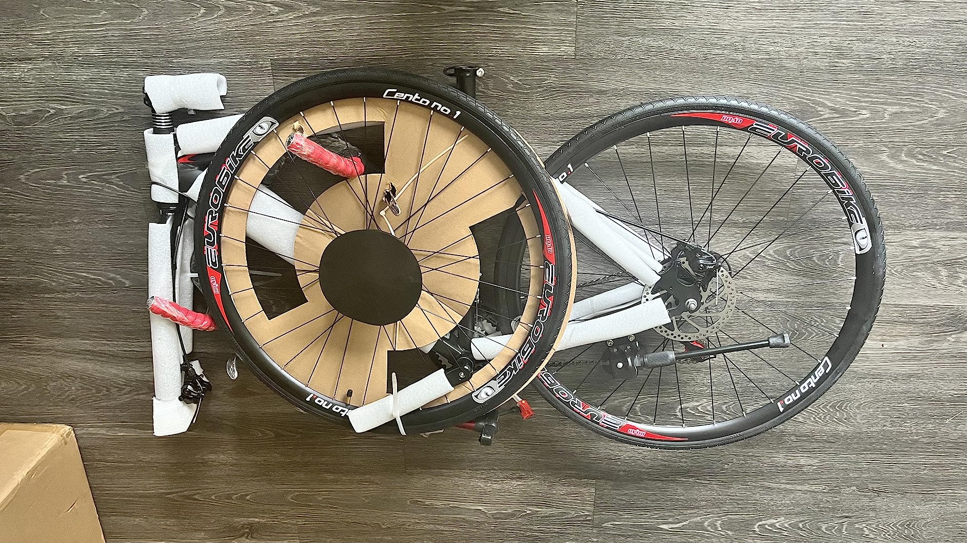 EUROBIKE Road Bike,21 Speed Bicycle with Disc Brake,700C Wheels Road Bikes for Men or Women,49cm/54cm Frame for Adult Cycling Bicycle customer photo 1