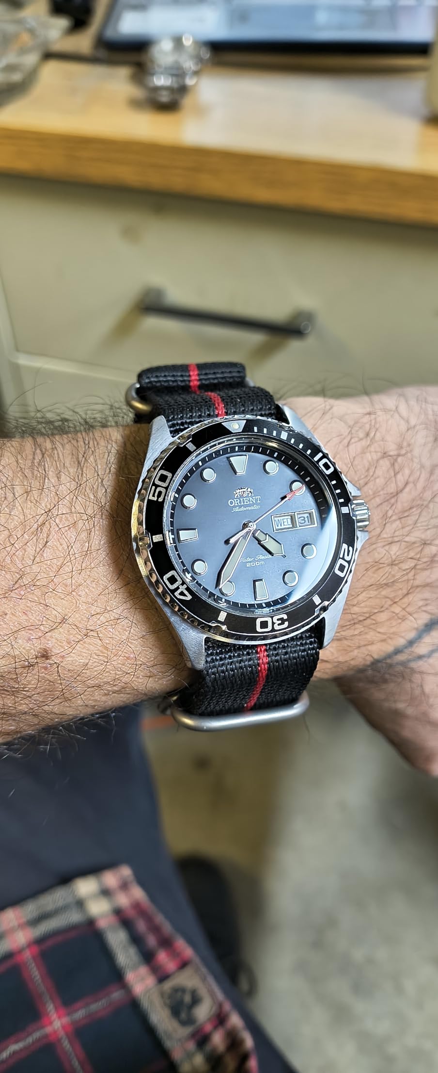 Orient AA02 Diver Automatic/Hand-Winding Movement 41.5mm Stainless Steel Sports Watch customer photo 1