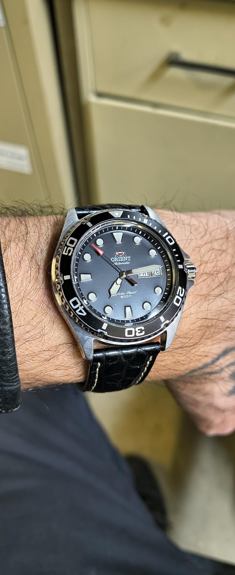 Orient AA02 Diver Automatic/Hand-Winding Movement 41.5mm Stainless Steel Sports Watch customer photo 2