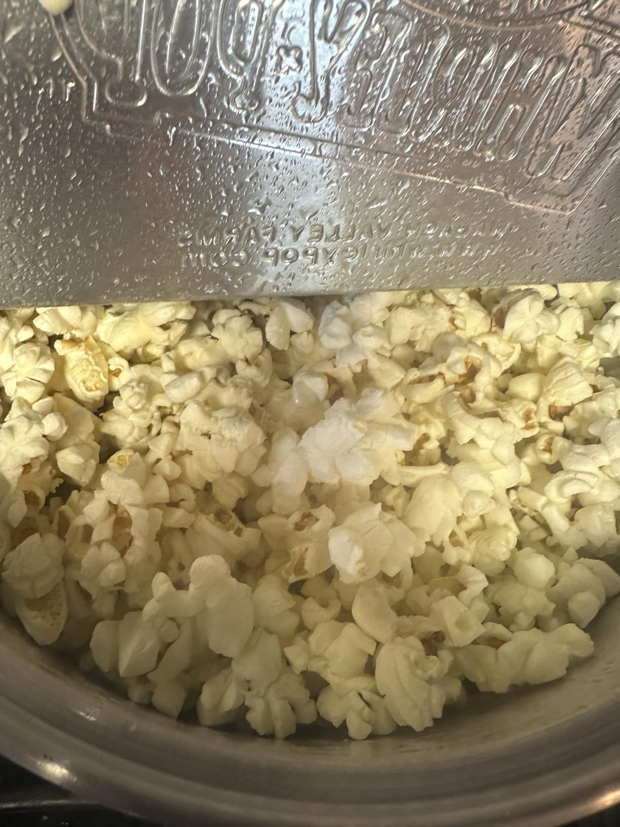 Original Whirley Pop Popcorn Machine - 3-Minute Stovetop Popcorn Maker for Home Movie Snacks & Game Night - Wabash Valley Farms - Aluminum Pot With Nylon Gears (Silver) customer photo 2