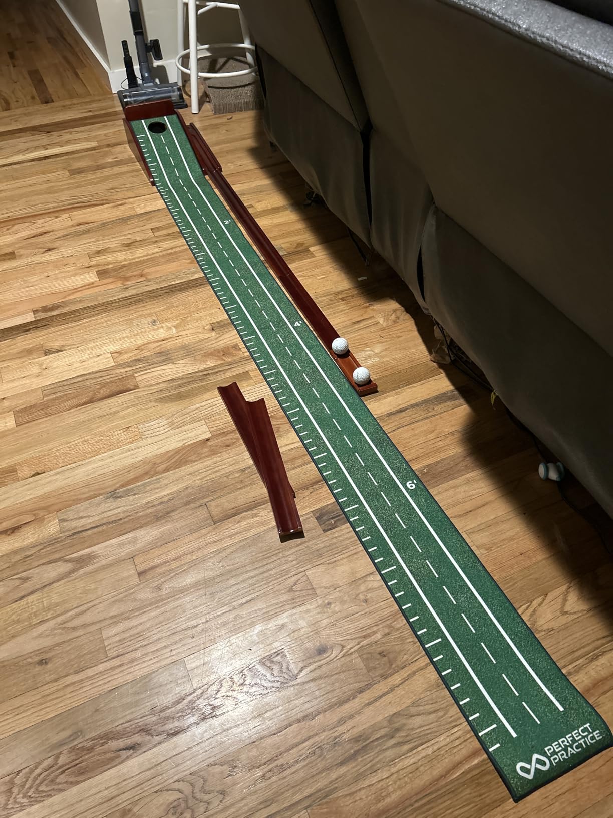 Perfect Practice Putting Mat - Indoor Putting Green for Home & Office - Premium Golf Putting Mat with Realistic Turf customer photo 1