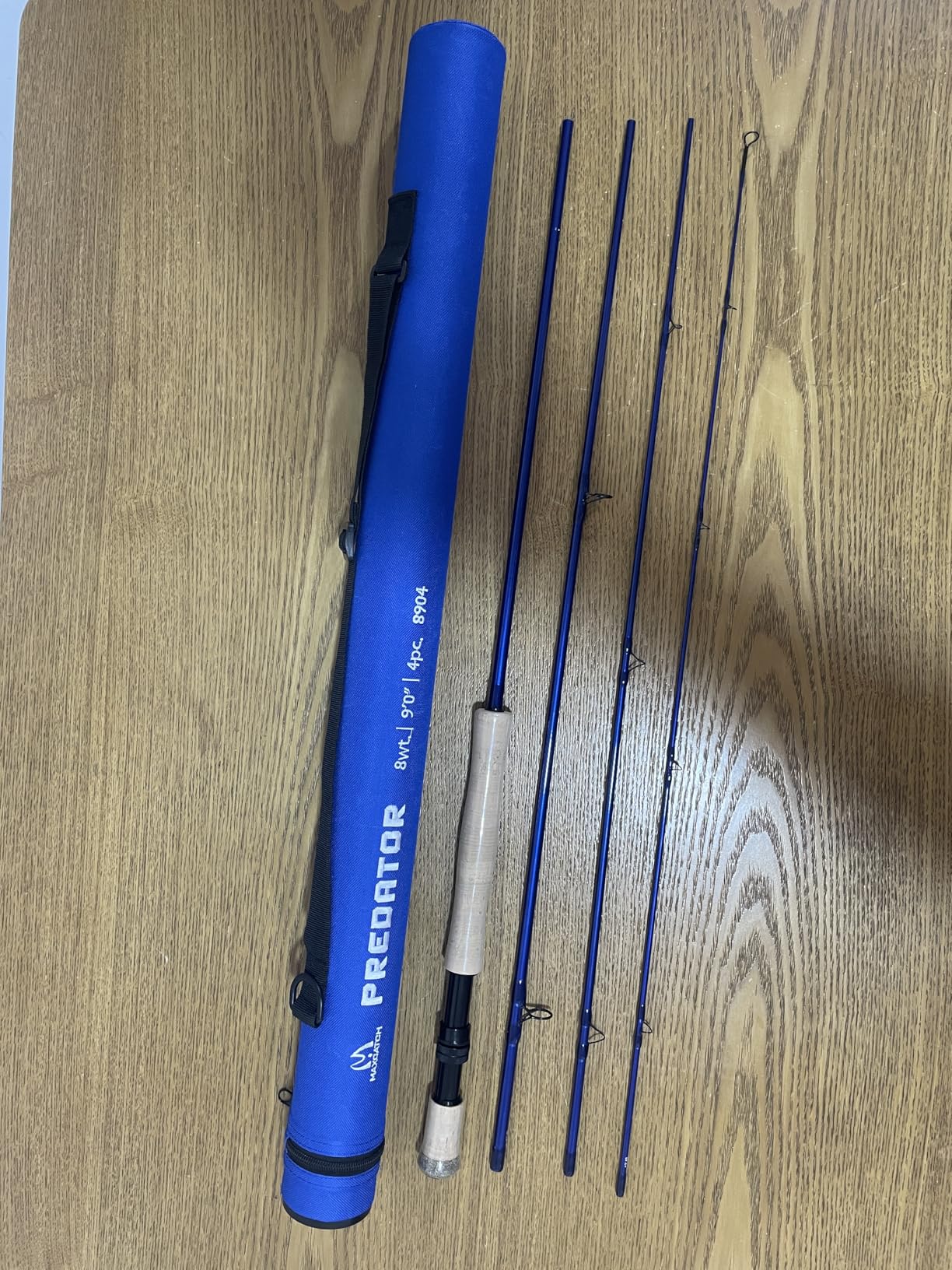 M MAXIMUMCATCH Maxcatch Predator Big Game and Saltwater Fly Fishing Rod: 7'11''/9'/9'2''/10', 4-Piece, 8/9/10/11/12 Weight customer photo 1